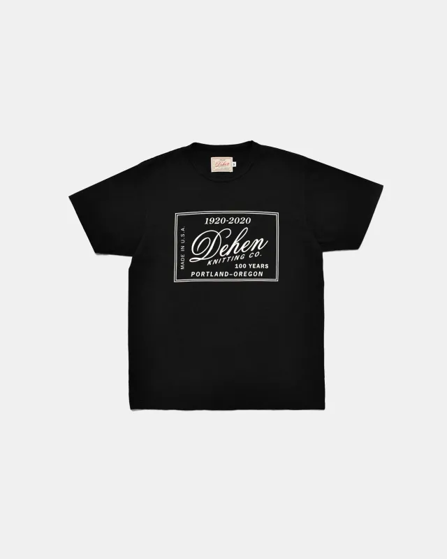Heavy Duty Tee - Dehen Label - Black w/ Off-White made by Dehen 1920