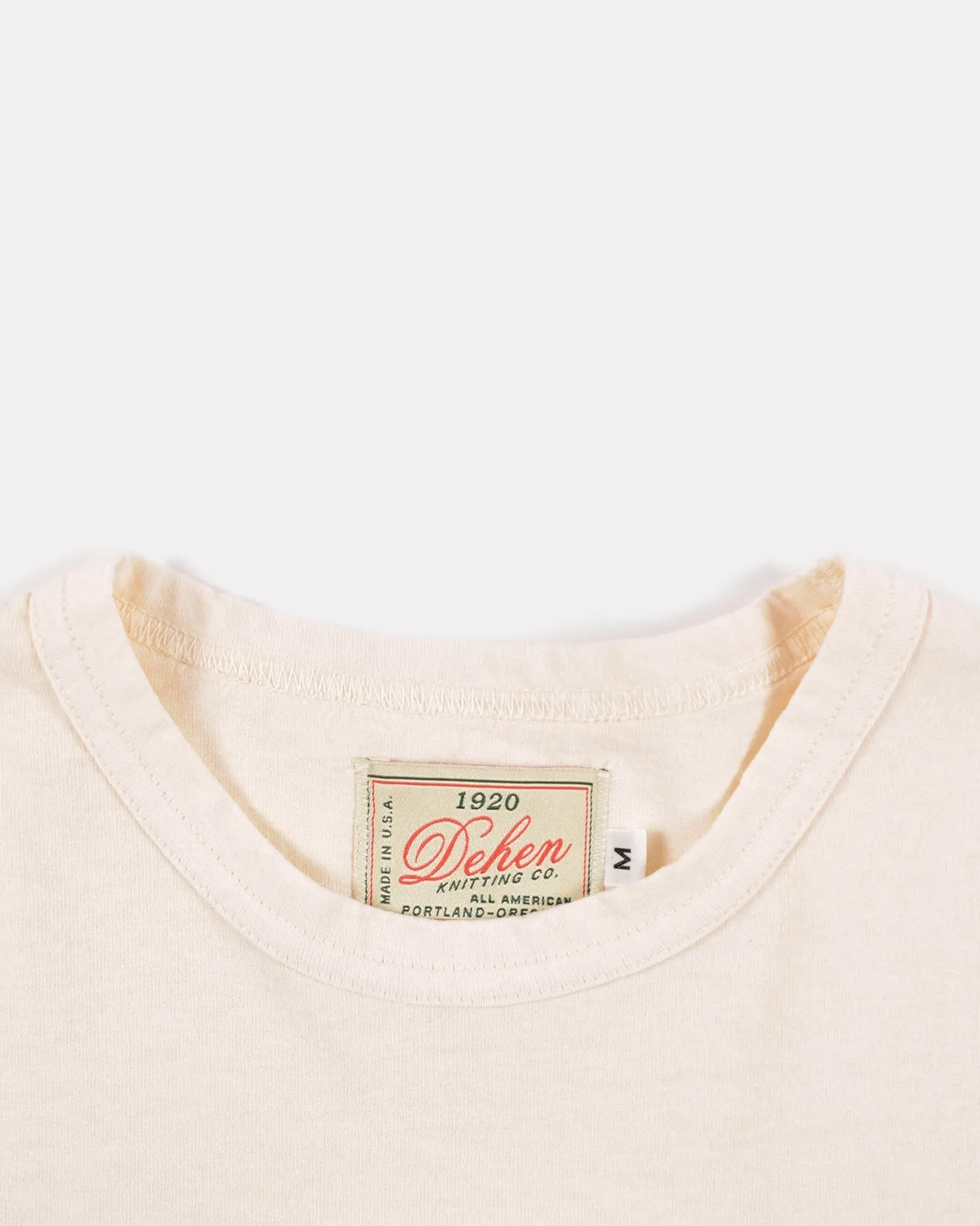 Heavy Duty Tee - Natural sold by Dehen 1920 product image thumbnail 2