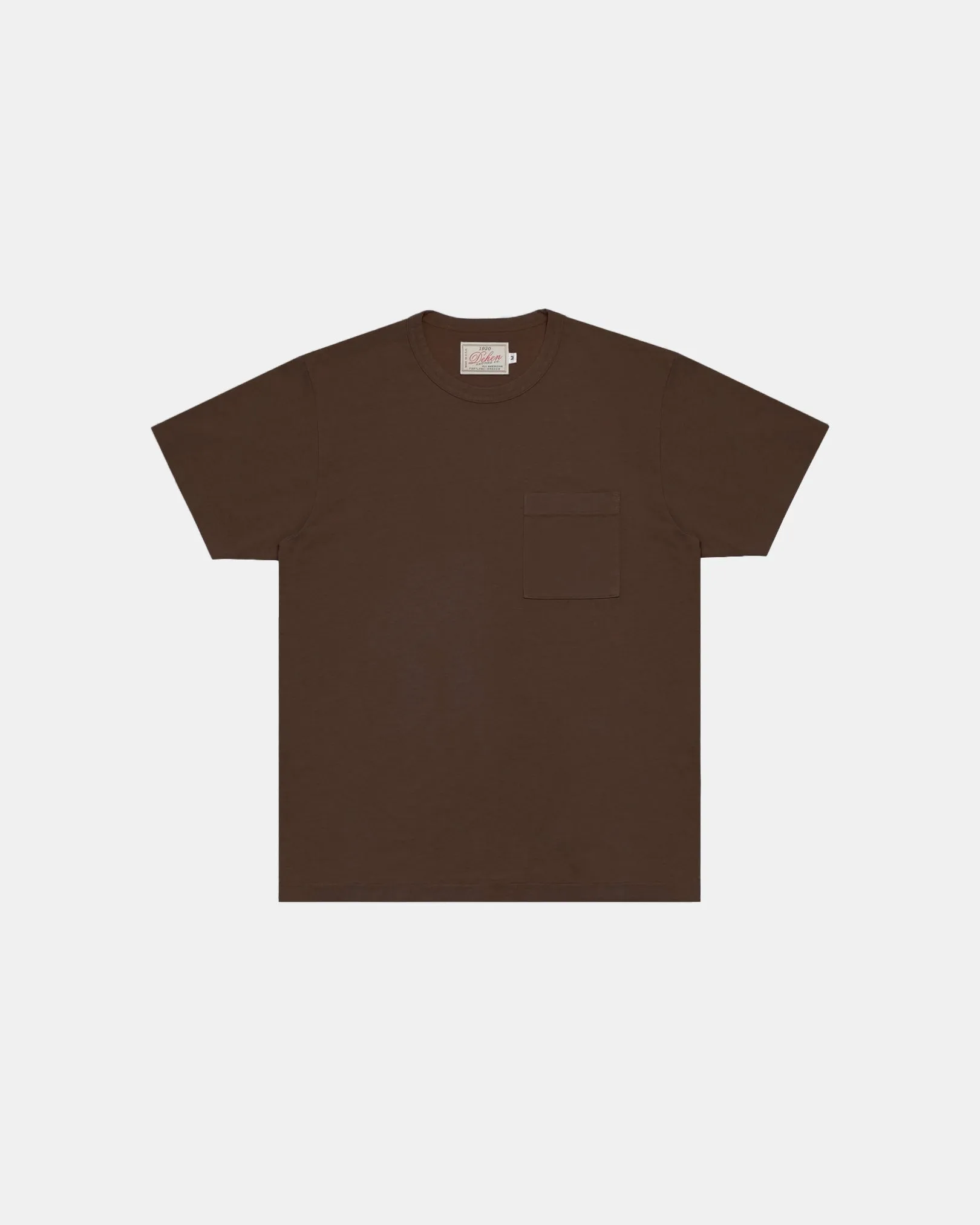 Heavy Duty Tee - Single Pocket - Brown sold by Dehen 1920