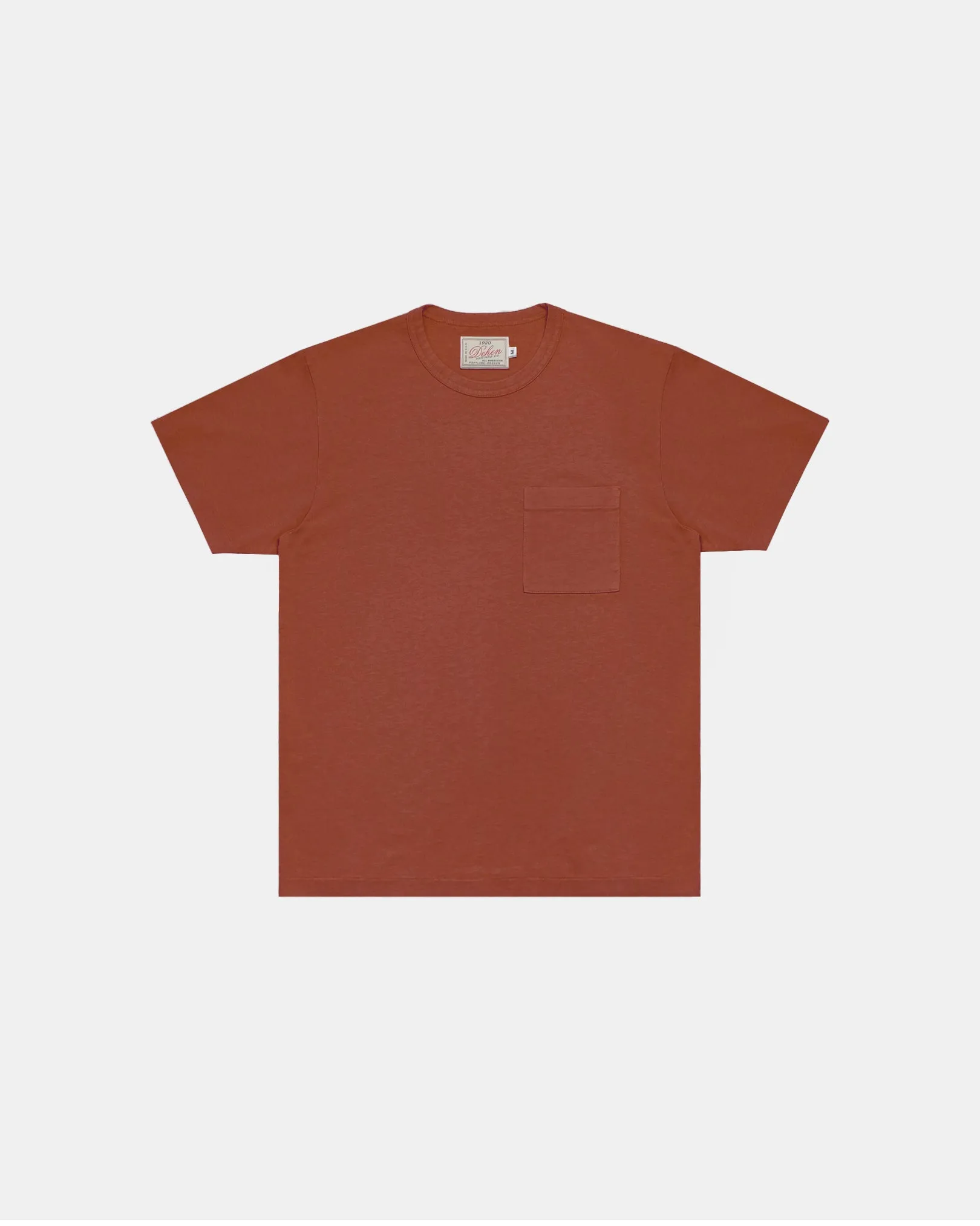 Heavy Duty Tee - Single Pocket - Burnt Orange sold by Dehen 1920