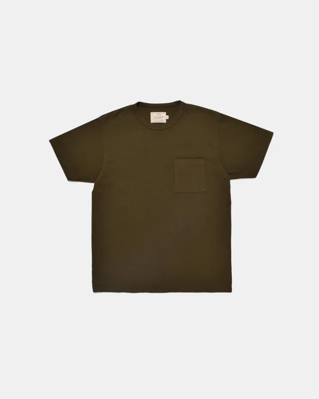 Heavy Duty Tee - Single Pocket - Loden sold by Dehen 1920