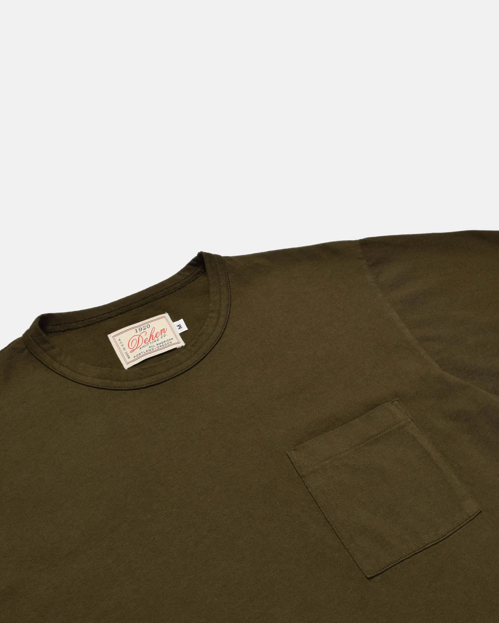 Heavy Duty Tee - Single Pocket - Loden sold by Dehen 1920 product image thumbnail 2