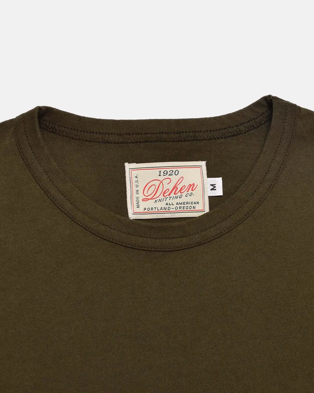 Heavy Duty Tee - Single Pocket - Loden sold by Dehen 1920 product image thumbnail 3