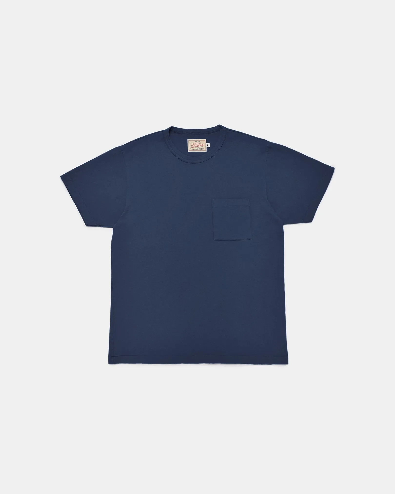 Heavy Duty Tee - Single Pocket - Navy sold by Dehen 1920
