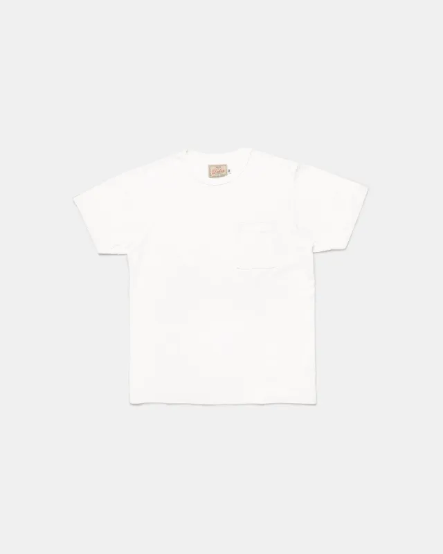 Heavy Duty Tee - Single Pocket - White sold by Dehen 1920