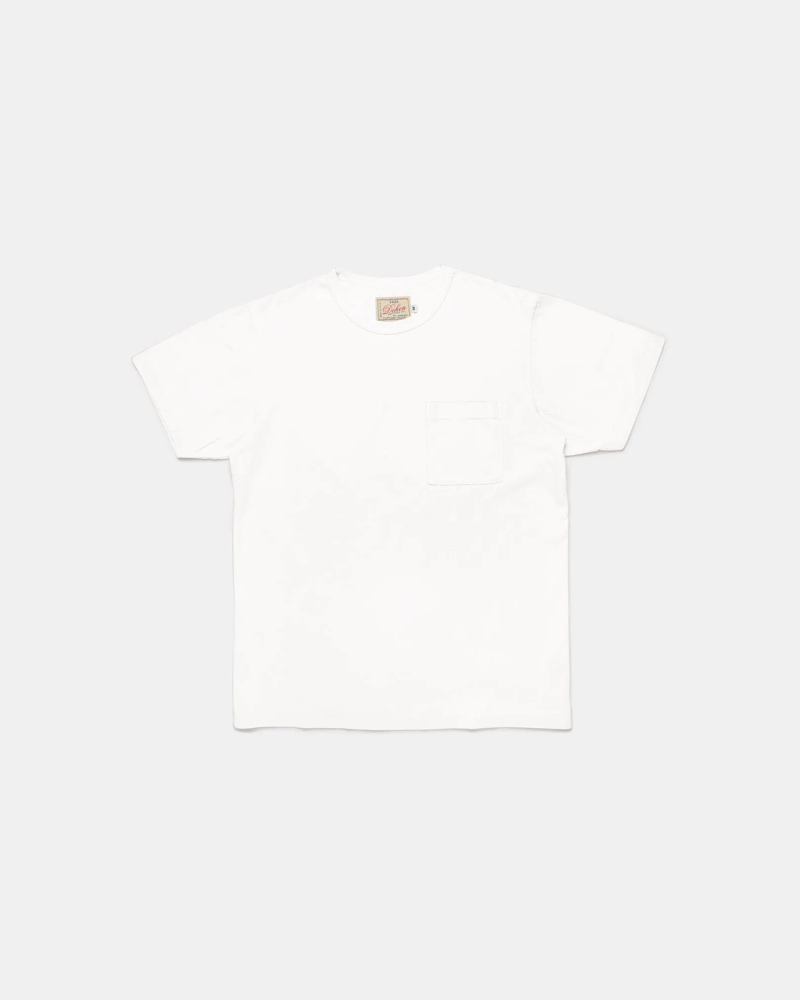 Heavy Duty Tee - Single Pocket - White sold by Dehen 1920