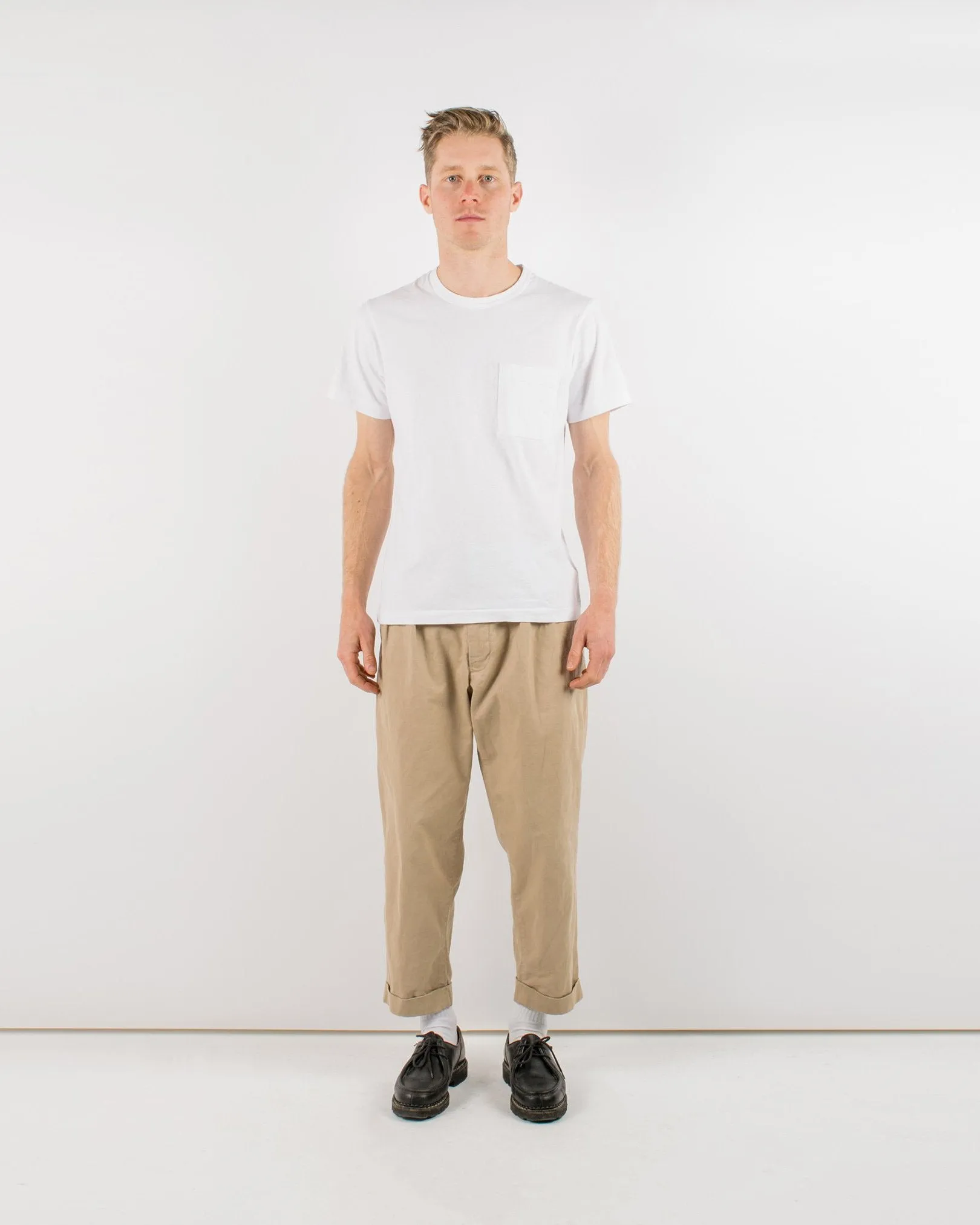 Heavy Duty Tee - Single Pocket - White sold by Dehen 1920 product image thumbnail 2