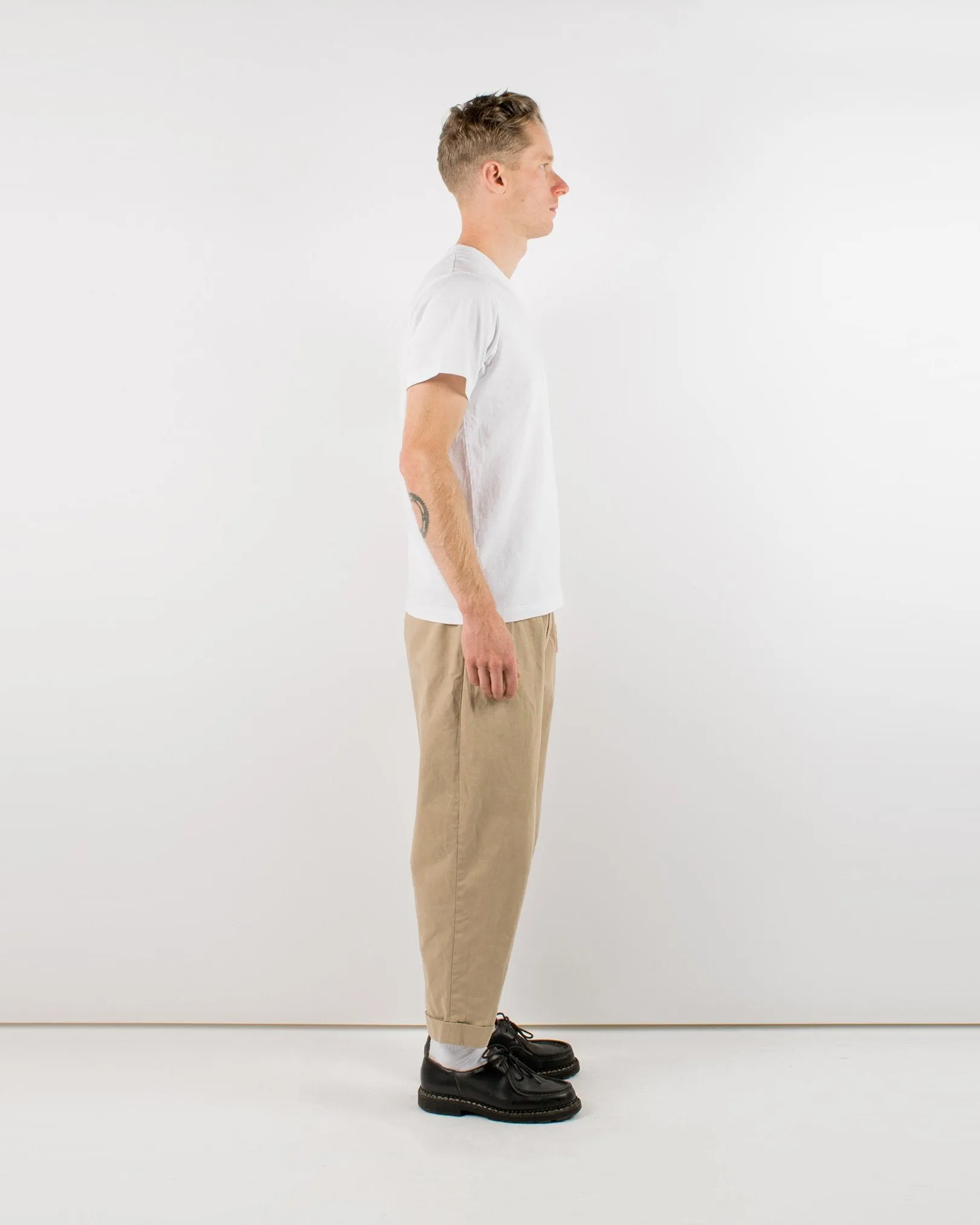 Heavy Duty Tee - Single Pocket - White sold by Dehen 1920 product image thumbnail 4