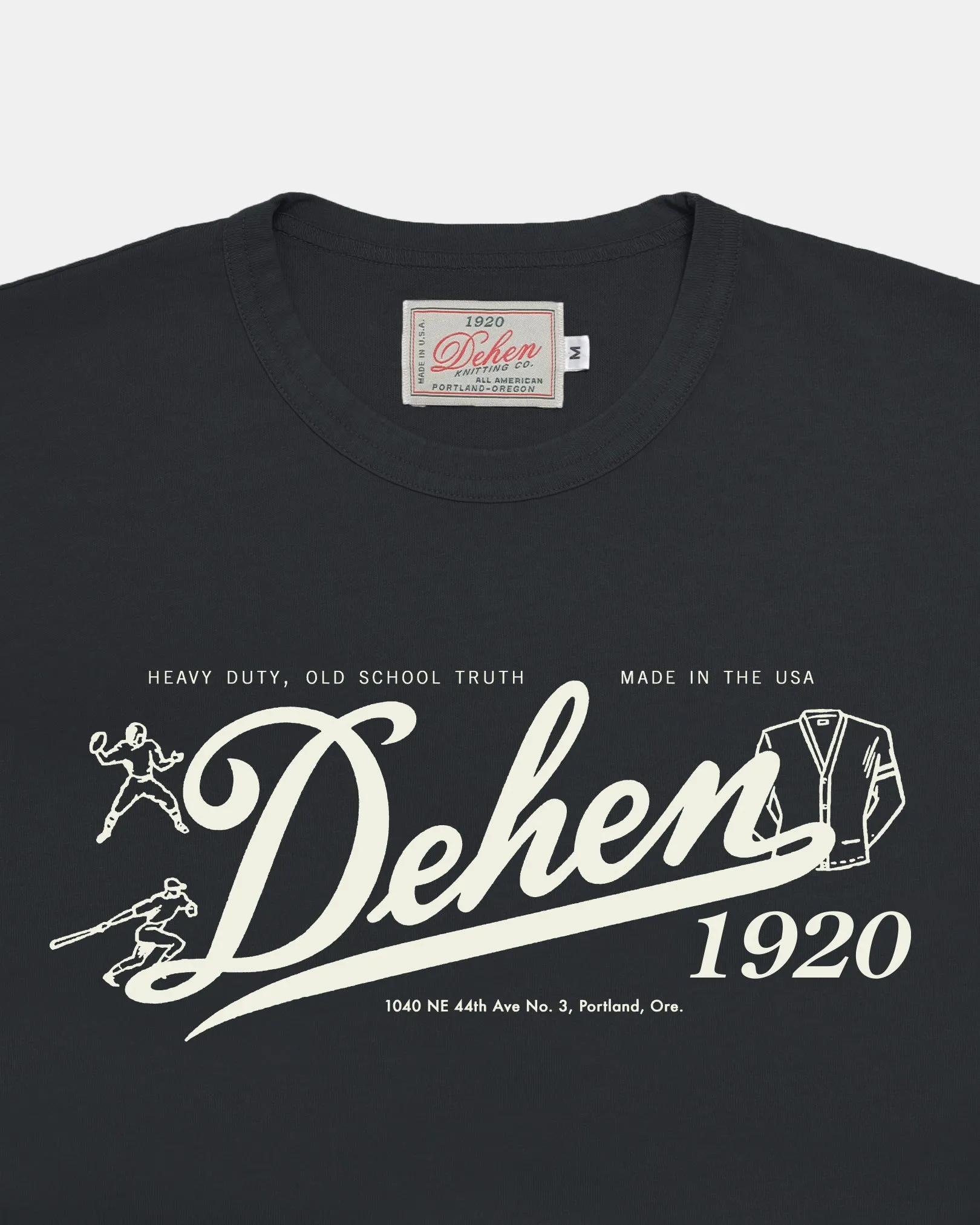 Heavy Duty Tee - Vintage Sweater Box - Dark Charcoal sold by Dehen 1920 product image thumbnail 2