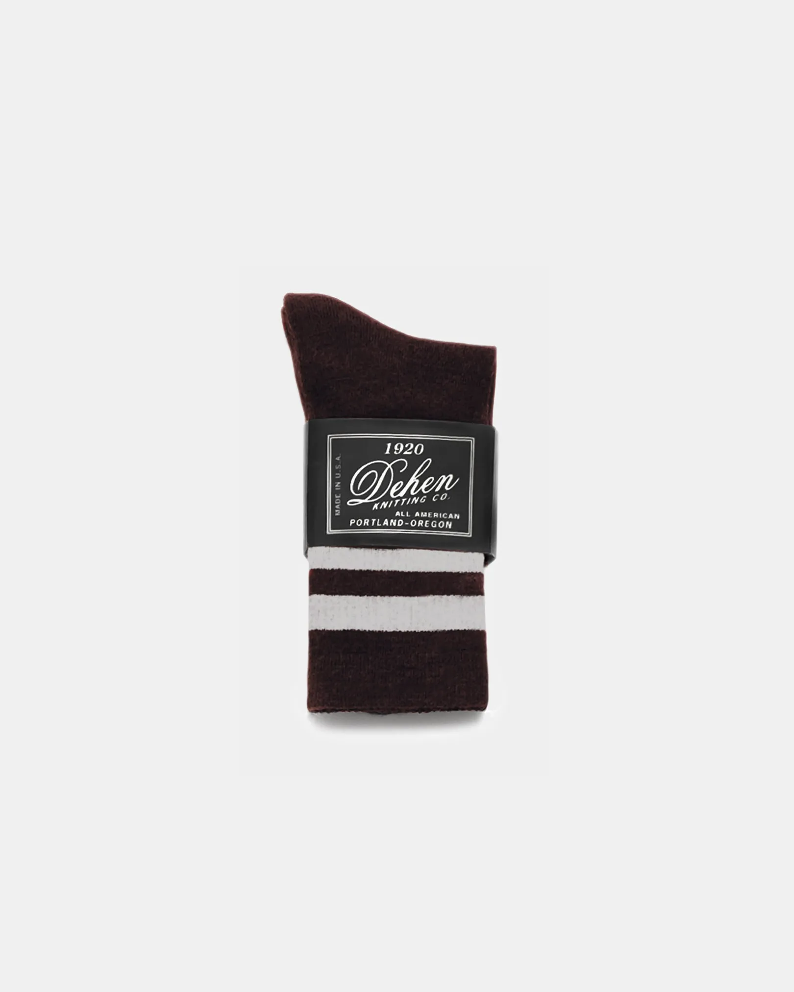 Heavy Duty Wool Socks - Brown Off White sold by Dehen 1920 product image thumbnail 3