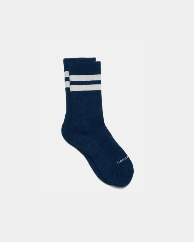 Heavy Duty Wool Socks - Navy Off White sold by Dehen 1920