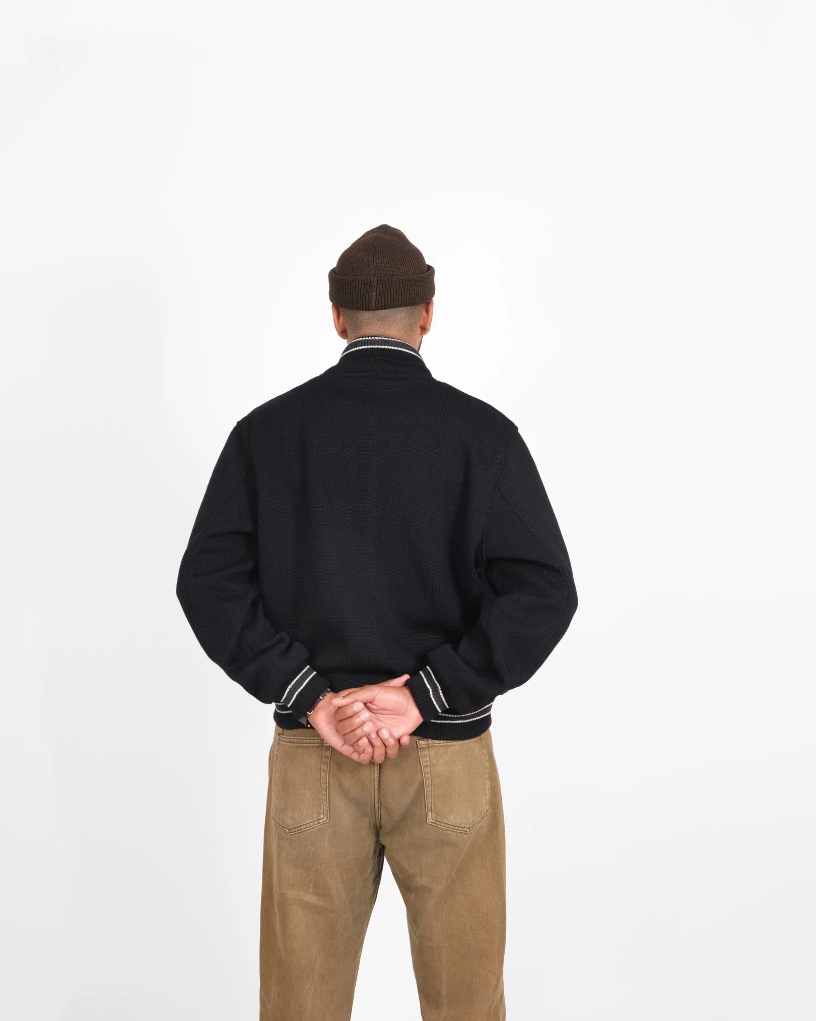 Knit Club Jacket - SMOKE sold by Dehen 1920 product image thumbnail 5