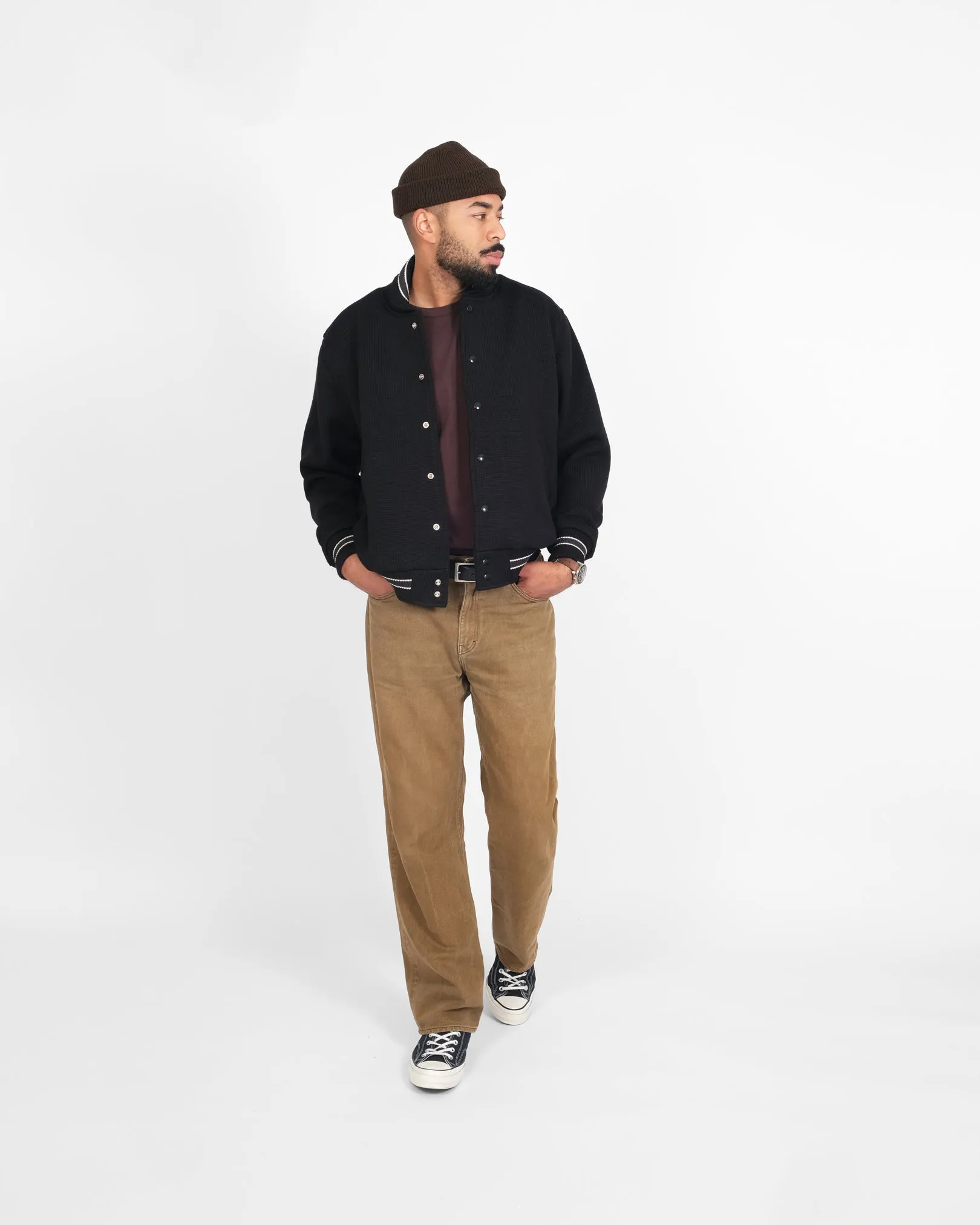 Knit Club Jacket - SMOKE sold by Dehen 1920 product image thumbnail 2