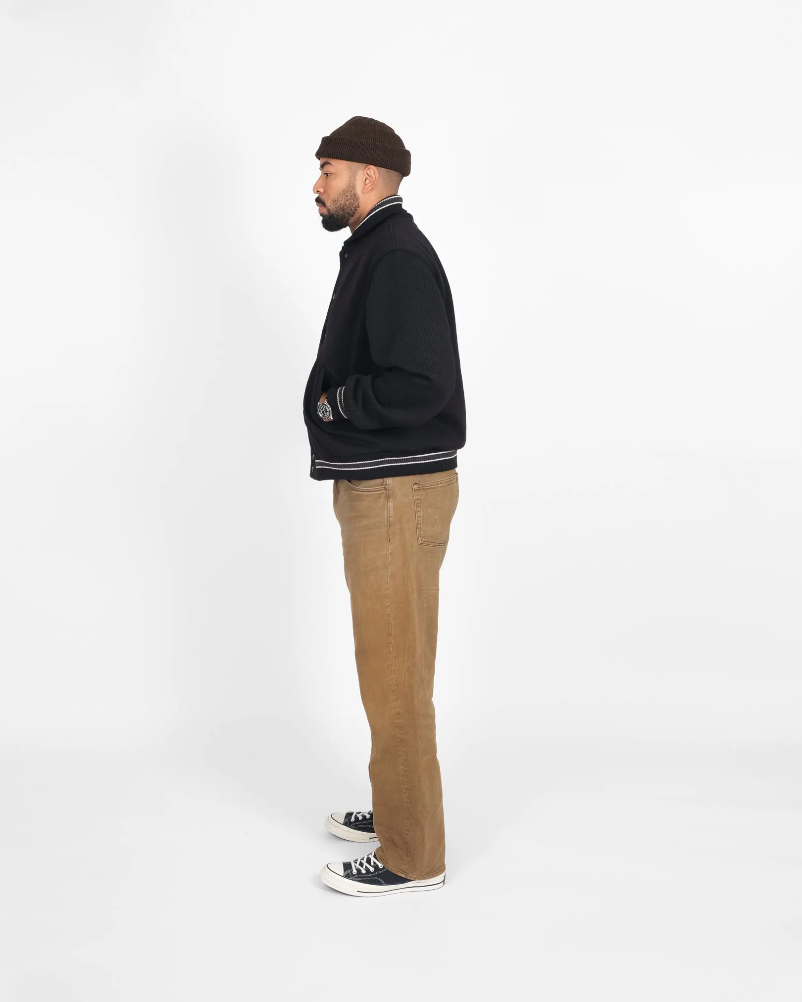 Knit Club Jacket - SMOKE sold by Dehen 1920 product image thumbnail 4