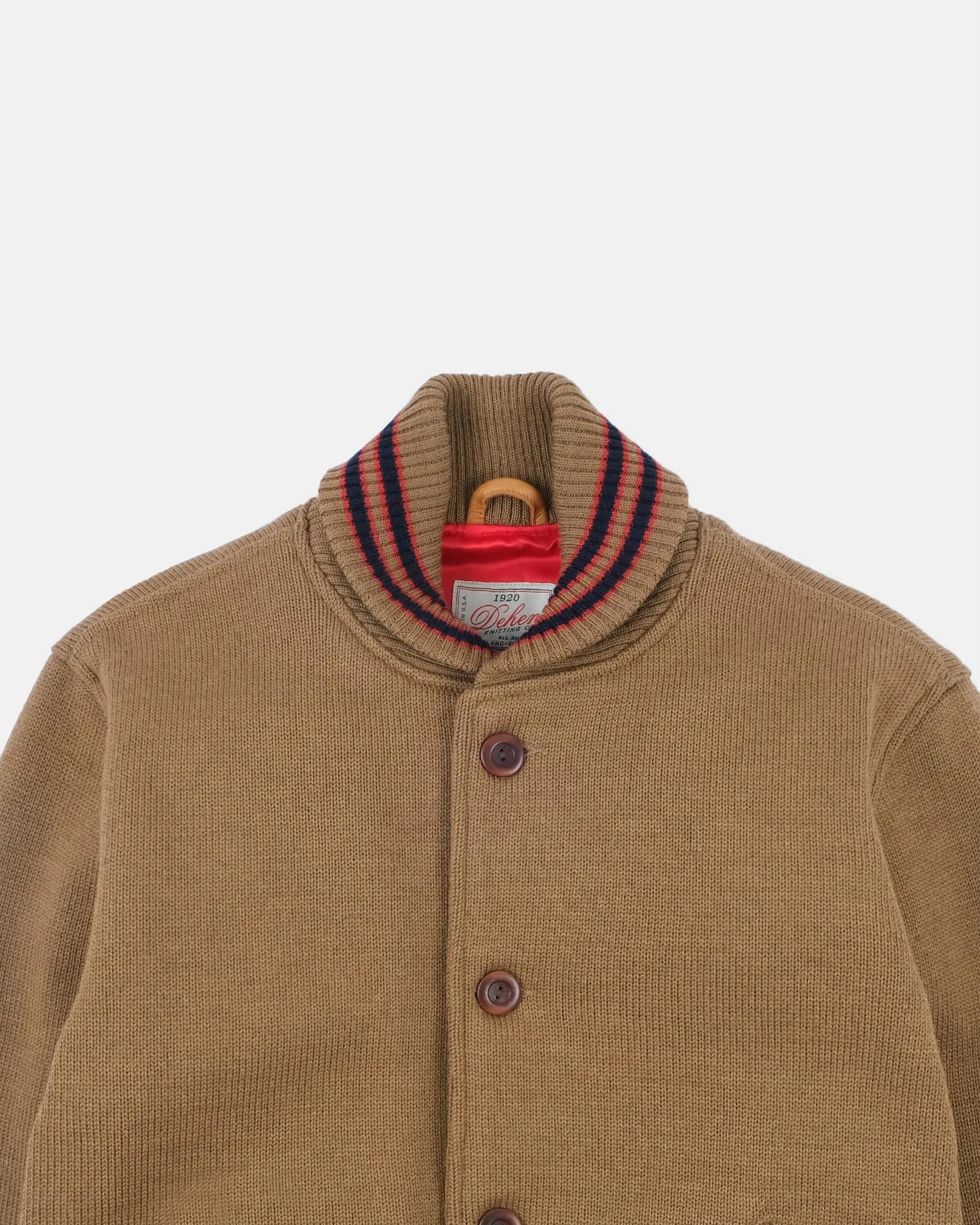 Knit Club Jacket - Dark Tan sold by Dehen 1920 product image thumbnail 2