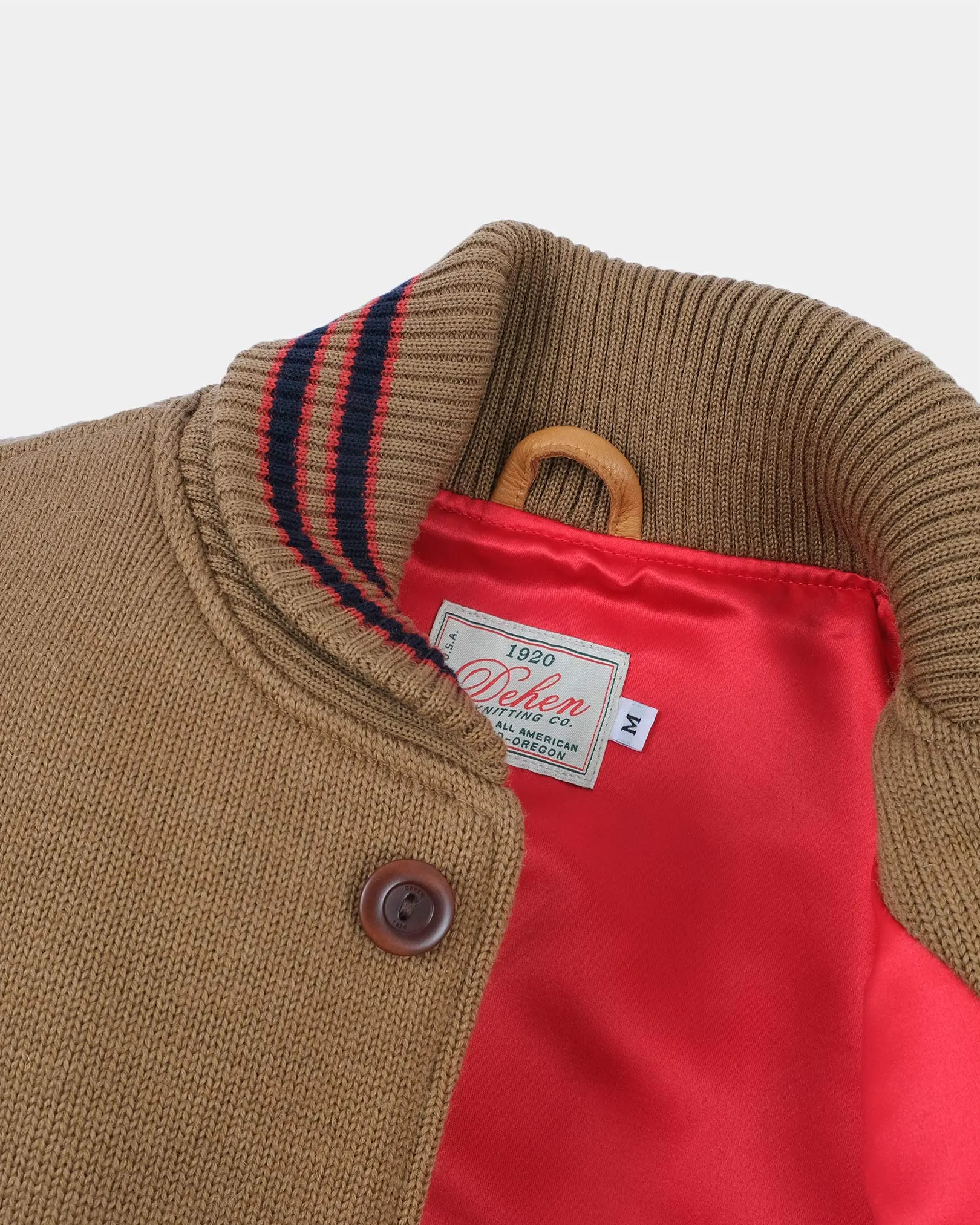 Knit Club Jacket - Dark Tan sold by Dehen 1920 product image thumbnail 5