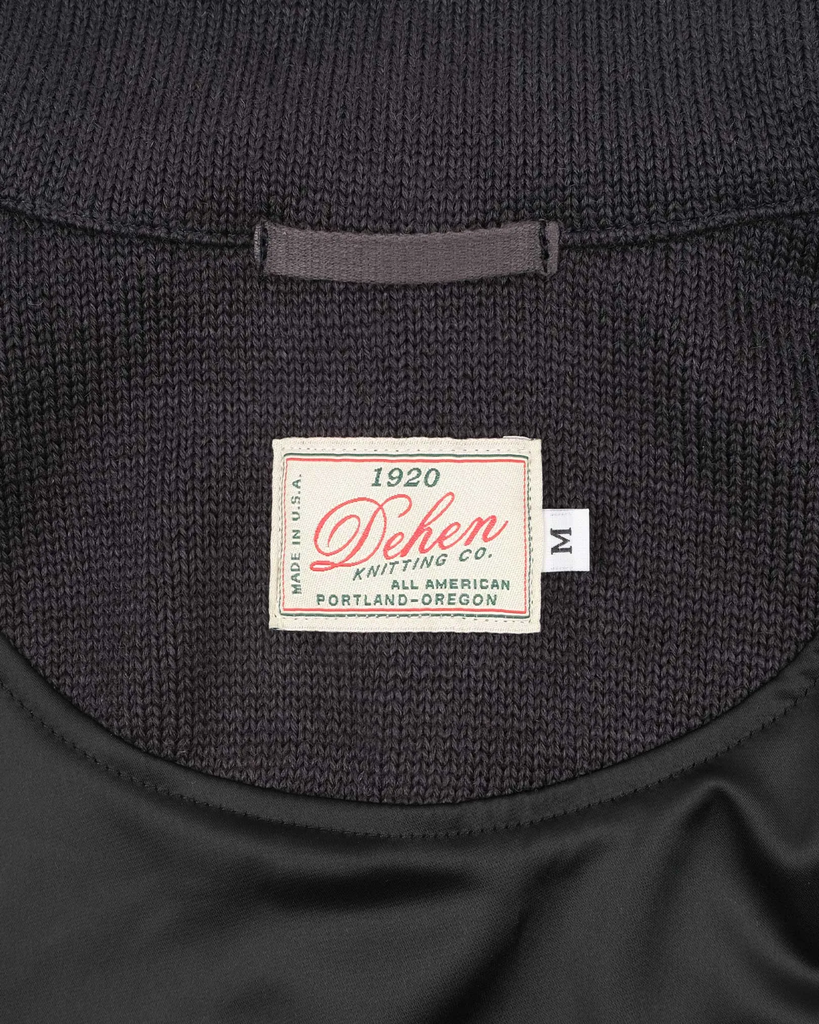 Lined Submariner Sweater Coat - Dark Charcoal sold by Dehen 1920 product image thumbnail 5