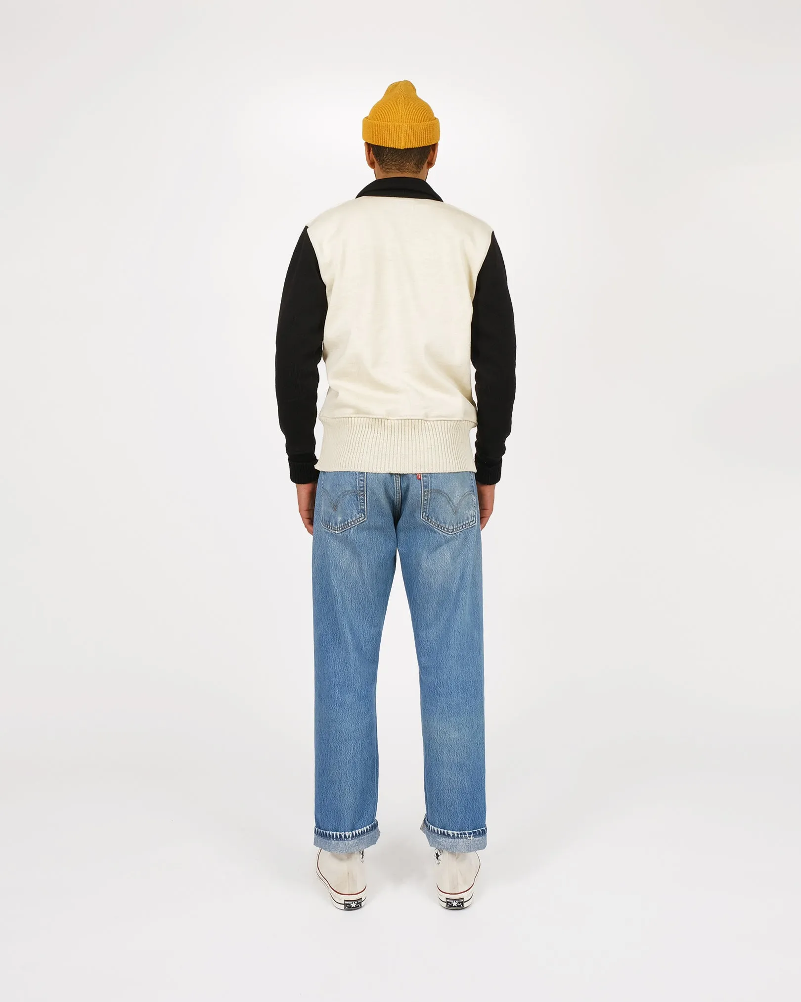 Motorcycle Sweater - Off White / Black sold by Dehen 1920 product image thumbnail 5
