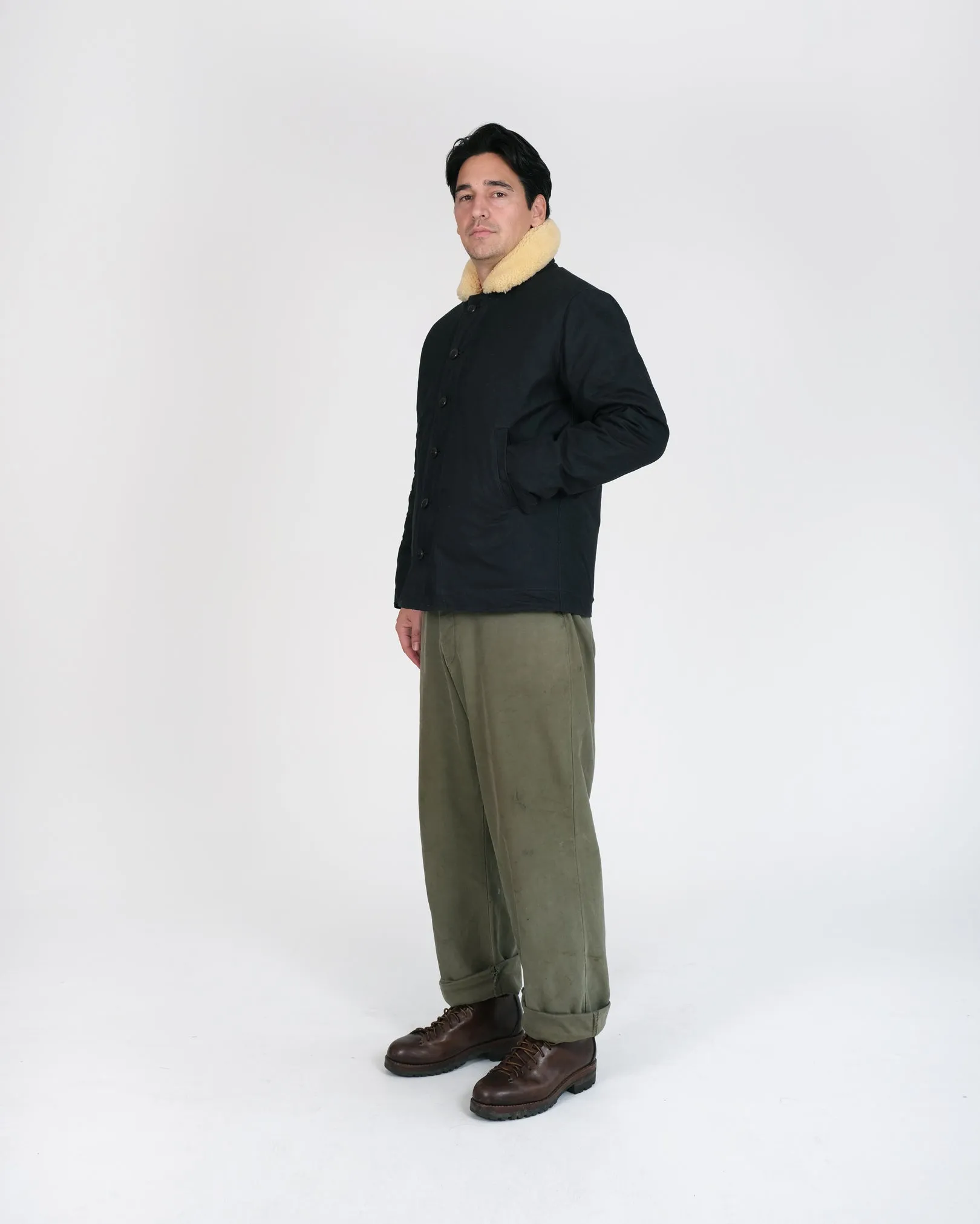 N-1 Deck Jacket - Black / Gold sold by Dehen 1920 product image thumbnail 3