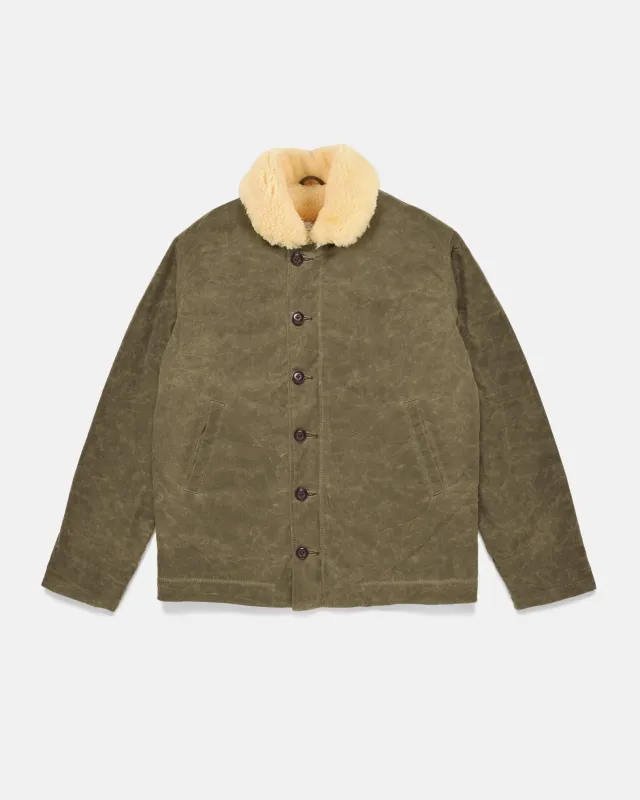 N-1 Deck Jacket - Loden / Gold sold by Dehen 1920