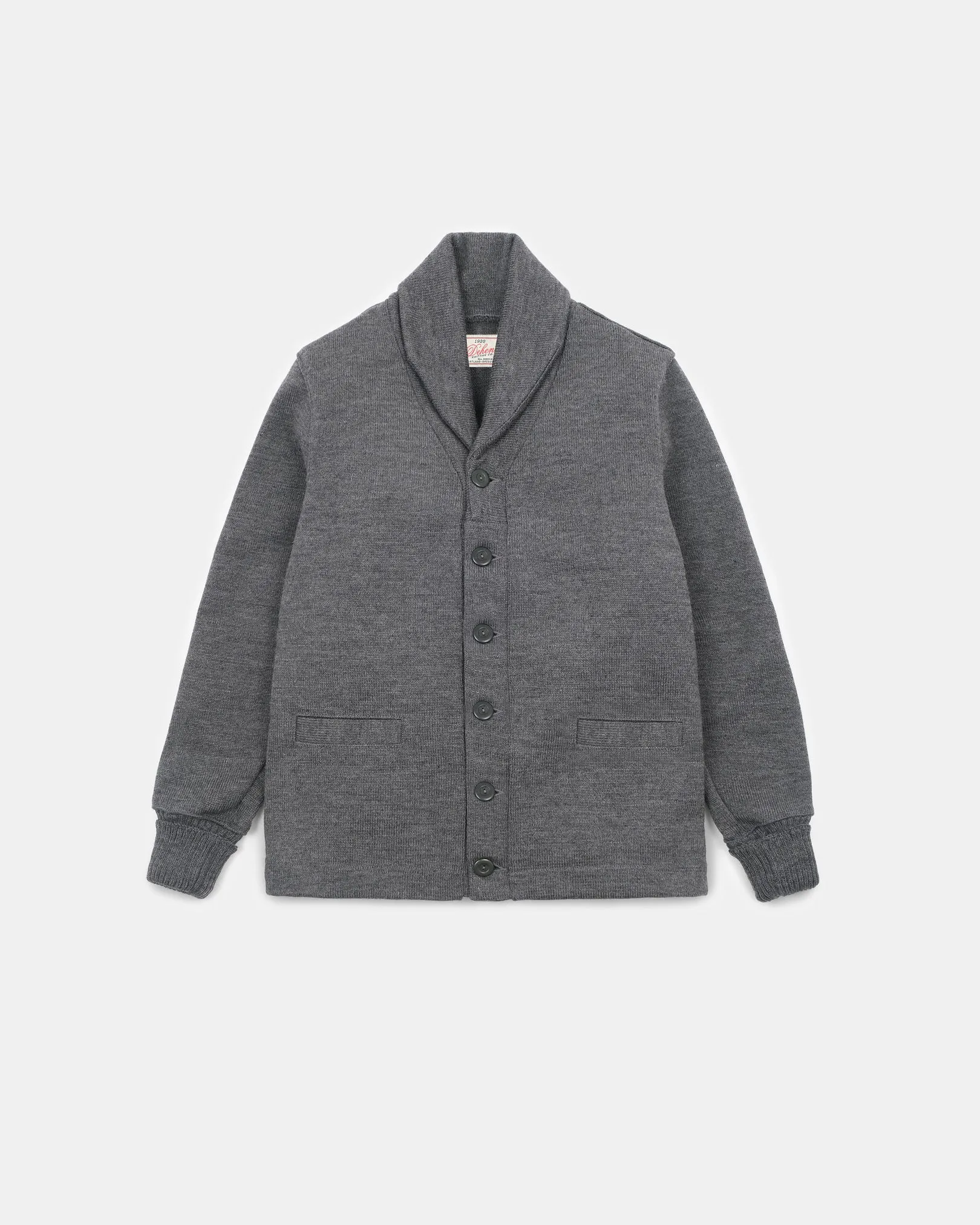 Shawl Sweater Coat - Charcoal sold by Dehen 1920