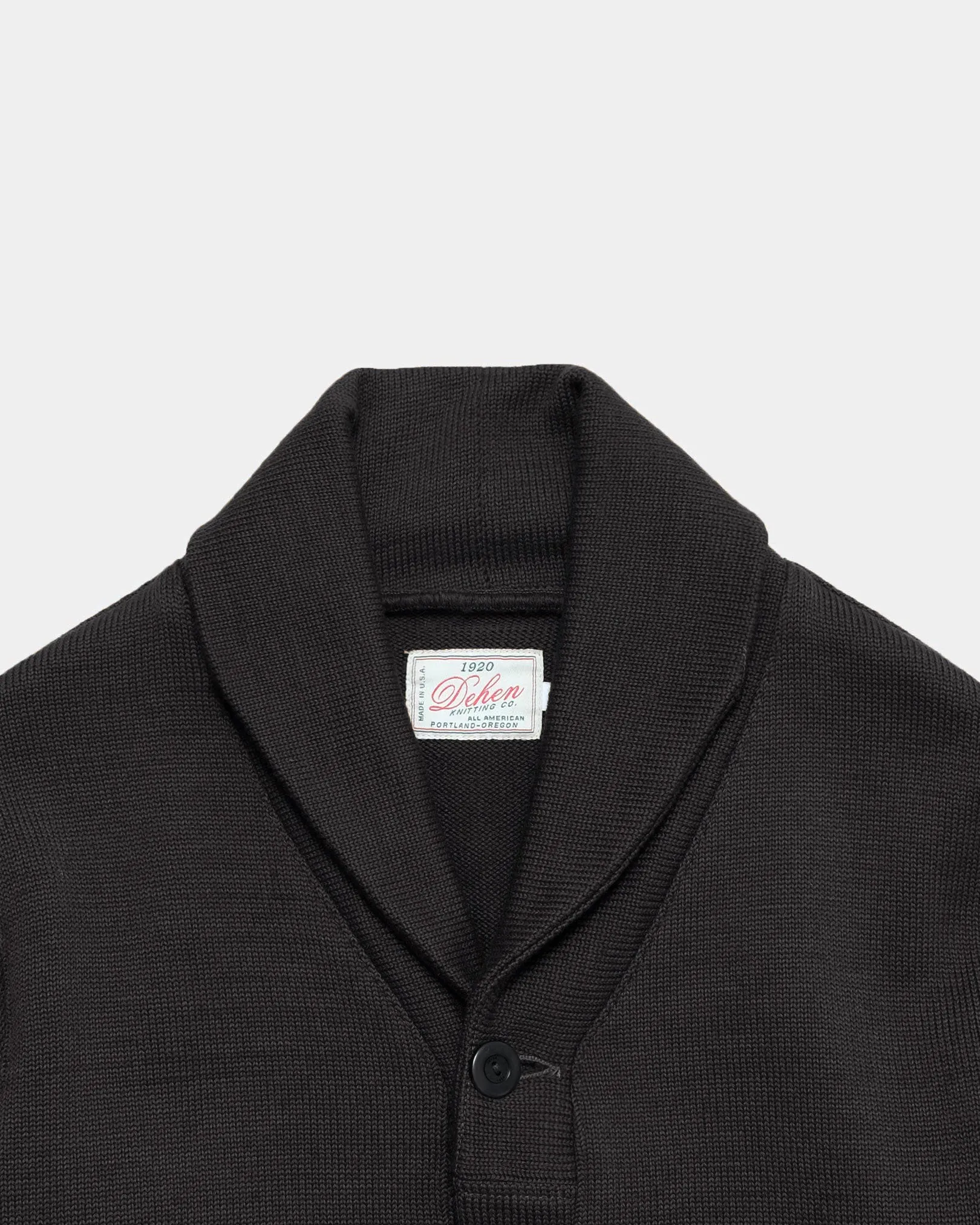 Shawl Sweater Coat - Dark Charcoal sold by Dehen 1920 product image thumbnail 2