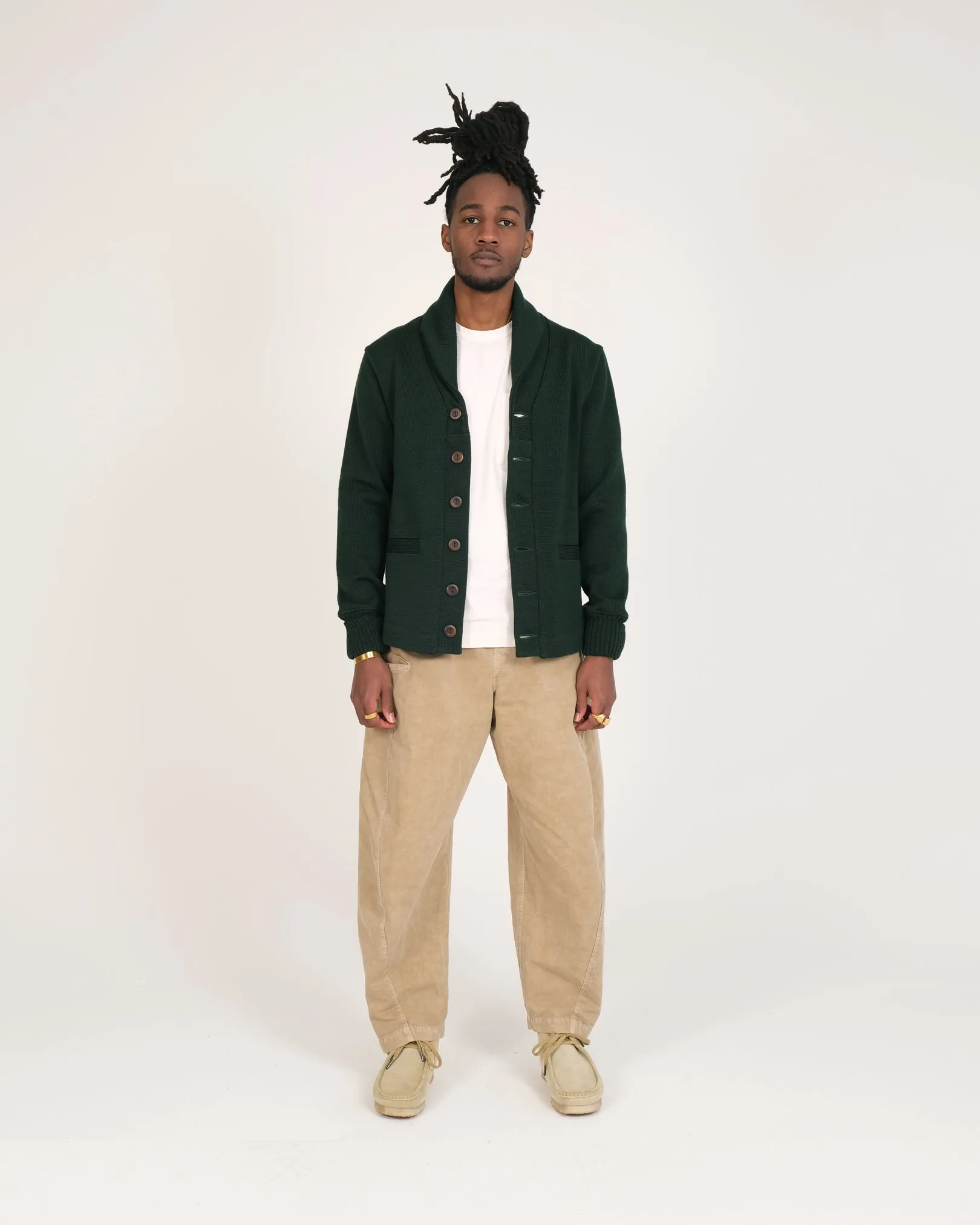 Shawl Sweater Coat - Pine sold by Dehen 1920 product image thumbnail 2