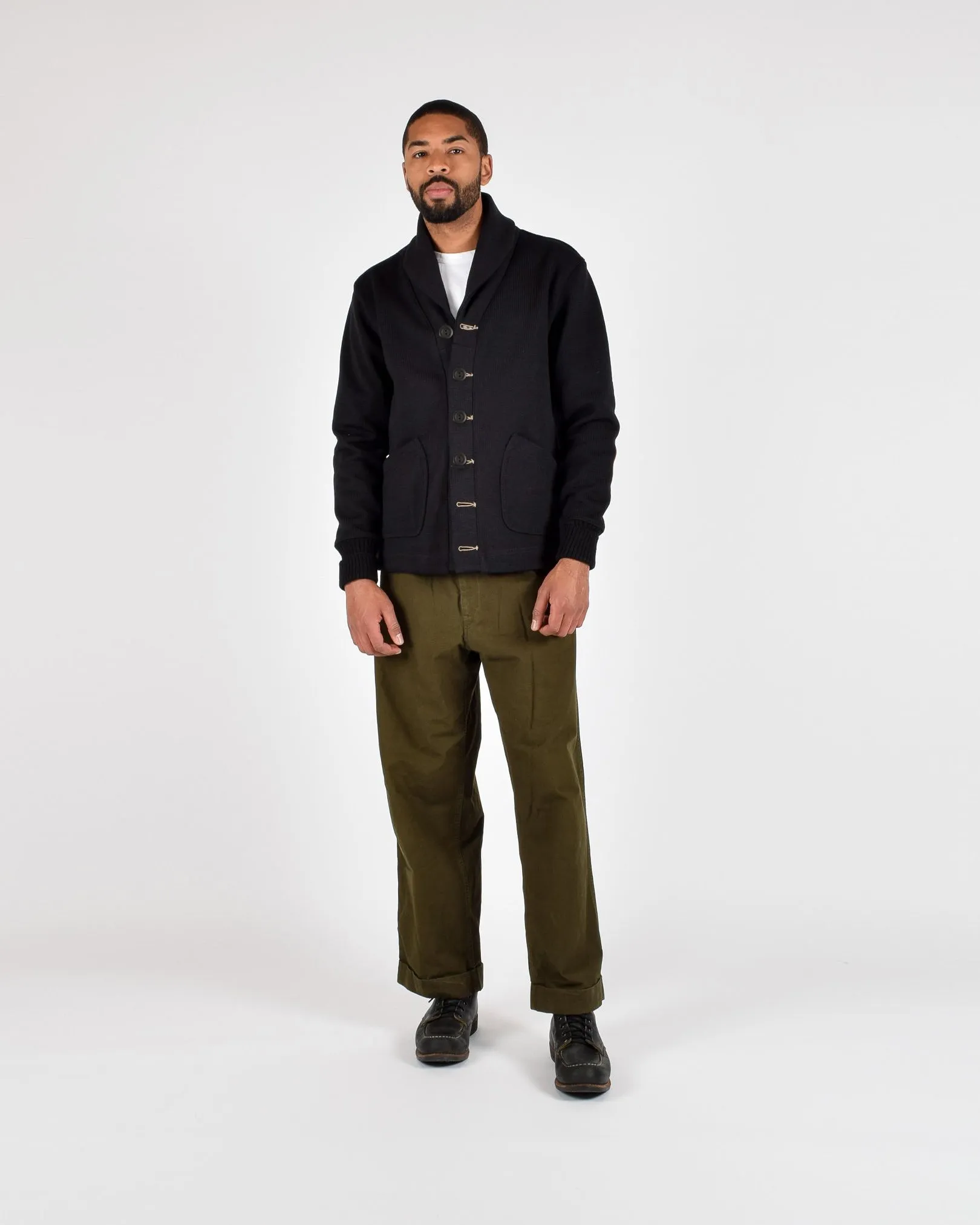 Shawl Sweater Coat 2.0 - Black sold by Dehen 1920 product image thumbnail 2