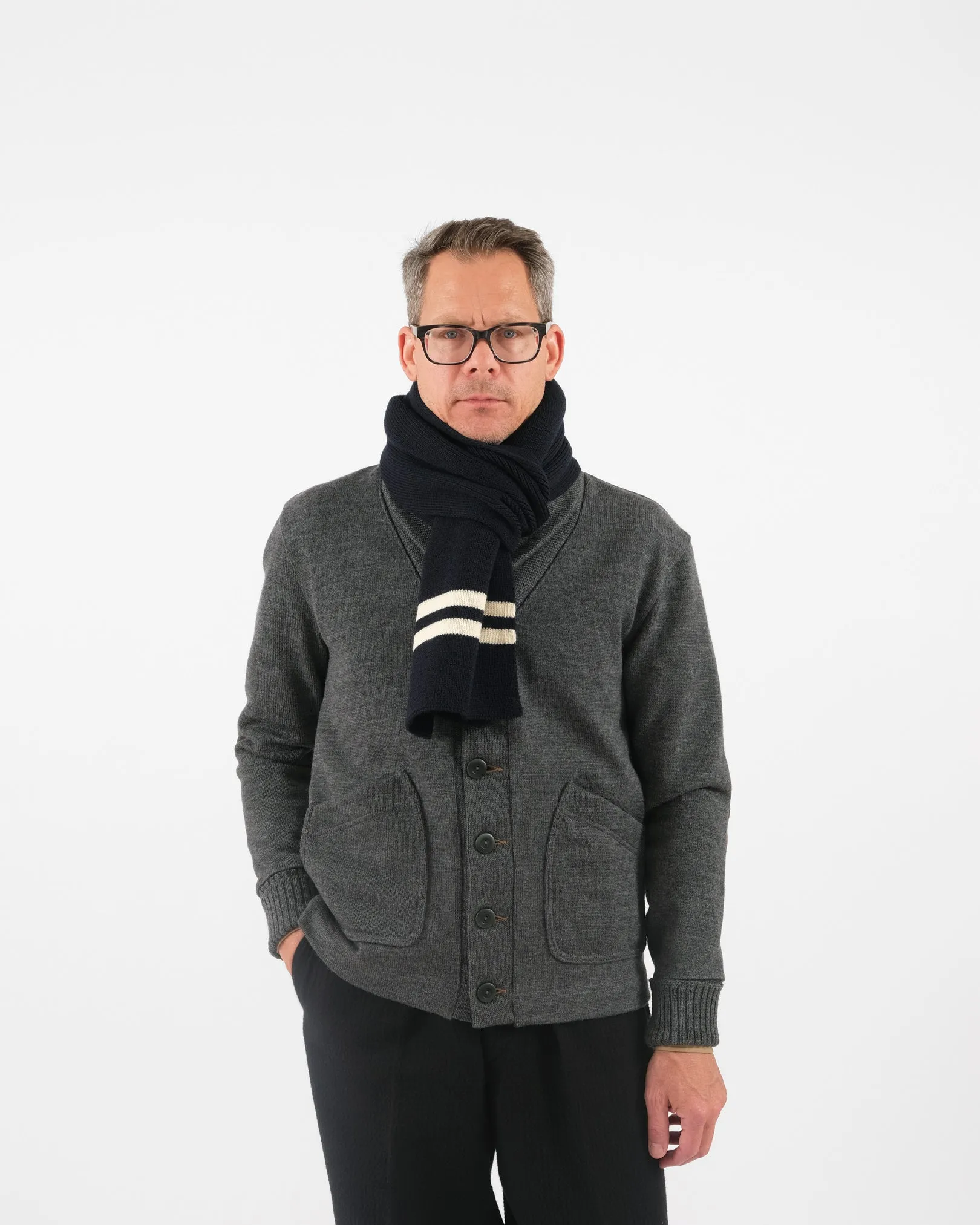 Shawl Sweater Coat 2.0 - Charcoal sold by Dehen 1920 product image thumbnail 5