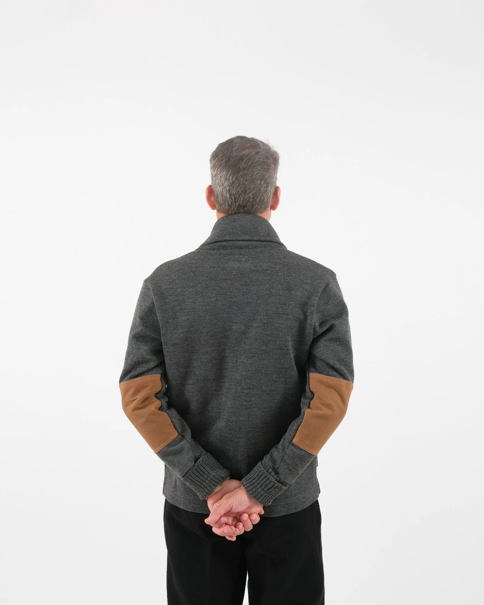 Shawl Sweater Coat 2.0 - Charcoal sold by Dehen 1920 product image thumbnail 4