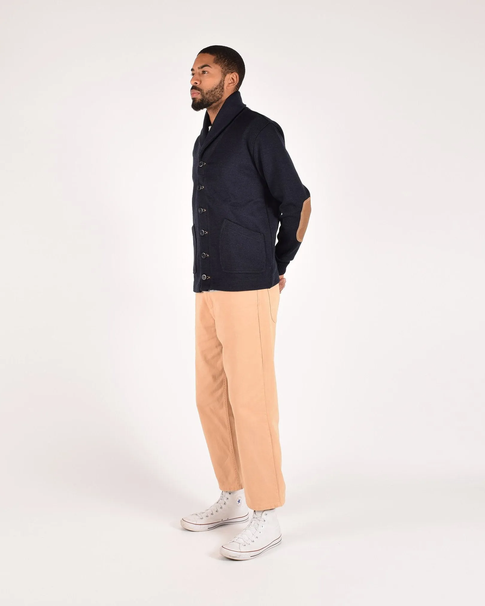 Shawl Sweater Coat 2.0 - Dark Navy sold by Dehen 1920 product image thumbnail 3