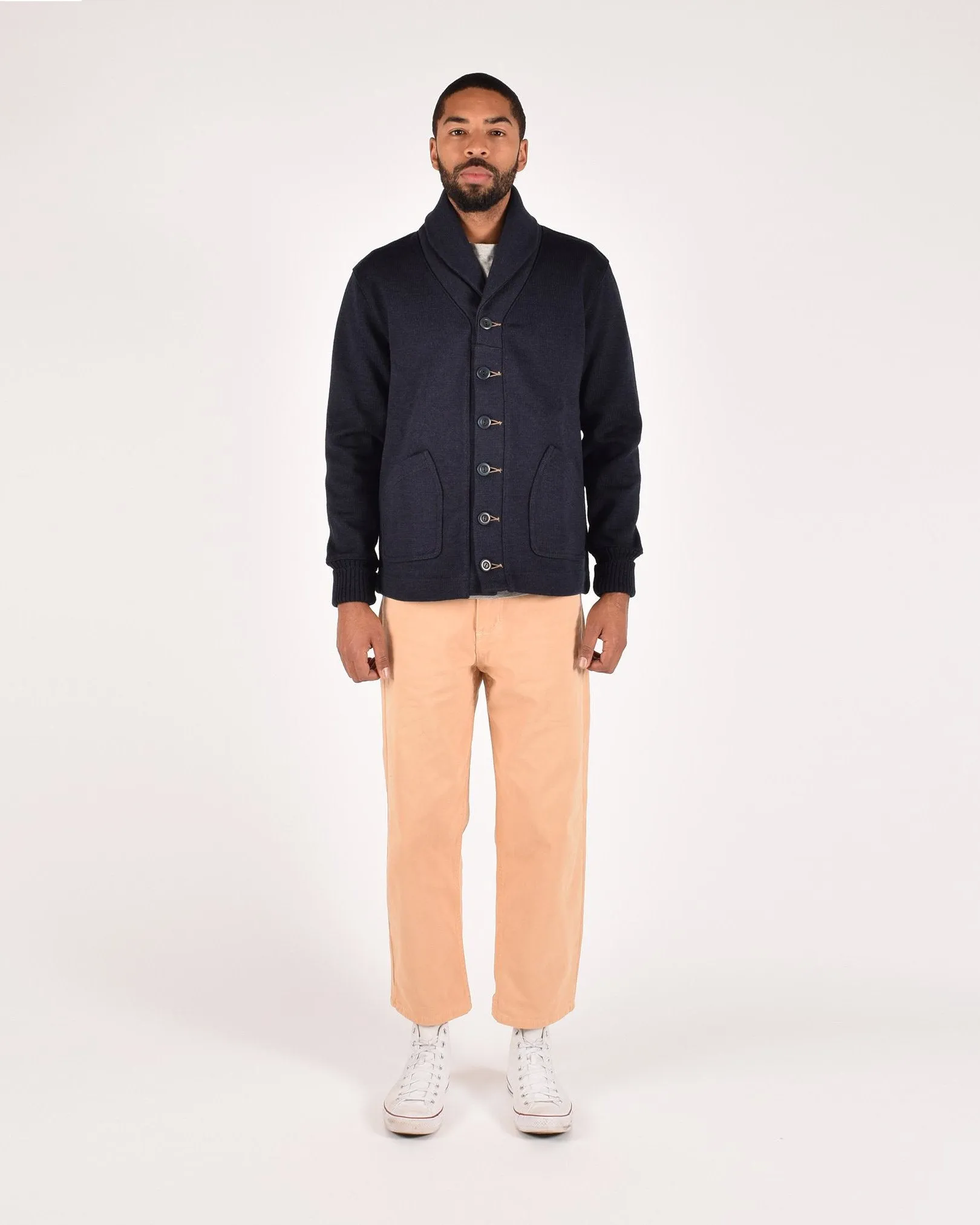 Shawl Sweater Coat 2.0 - Dark Navy sold by Dehen 1920 product image thumbnail 2