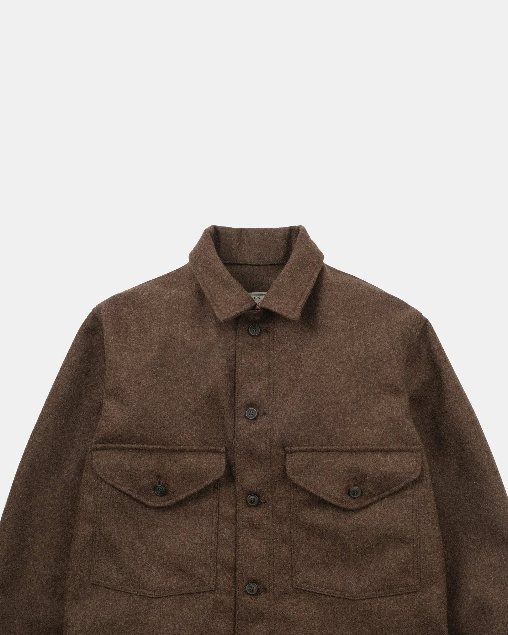 Skyline Overshirt - Medium Brown Mix sold by Dehen 1920 product image thumbnail 2