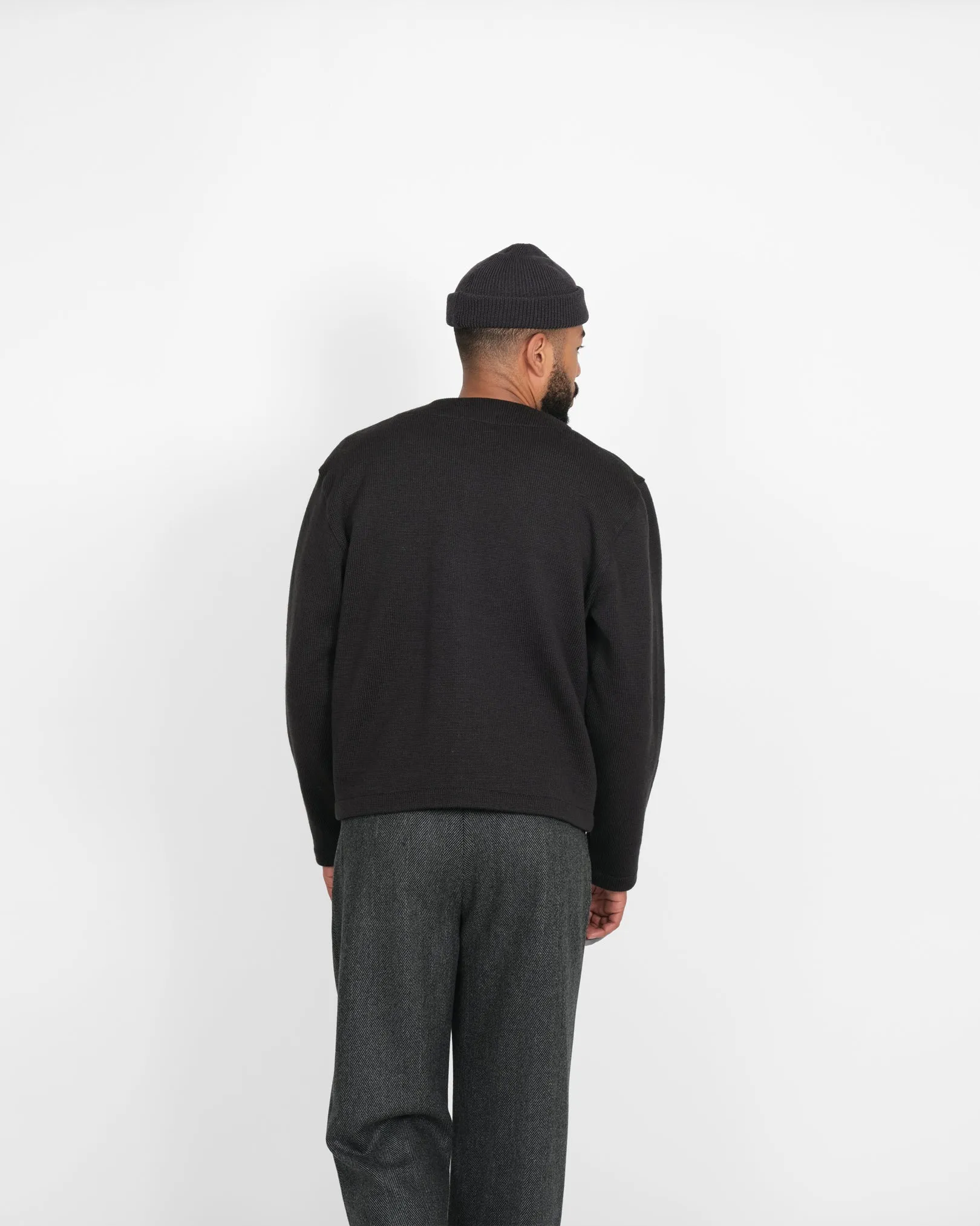 Slouchy Cardigan - Dark Charcoal sold by Dehen 1920 product image thumbnail 5