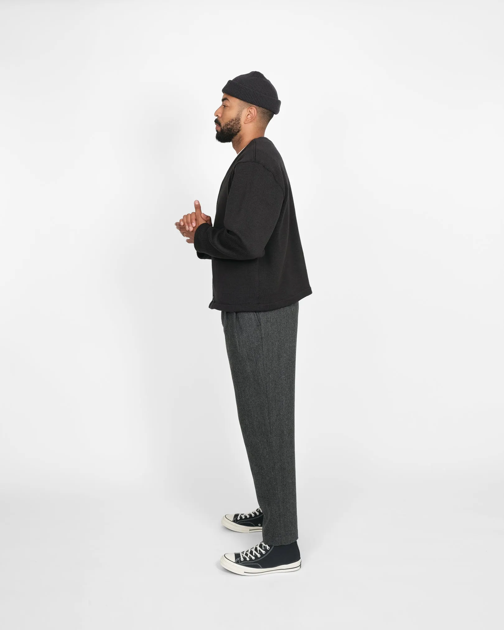 Slouchy Cardigan - Dark Charcoal sold by Dehen 1920 product image thumbnail 4