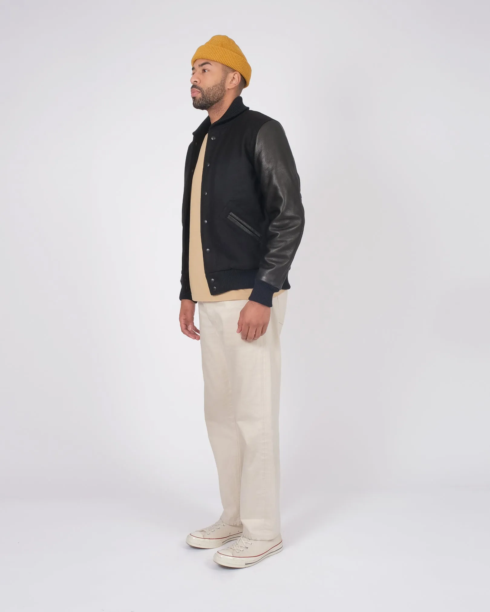 Varsity Jacket - Black sold by Dehen 1920 product image thumbnail 3