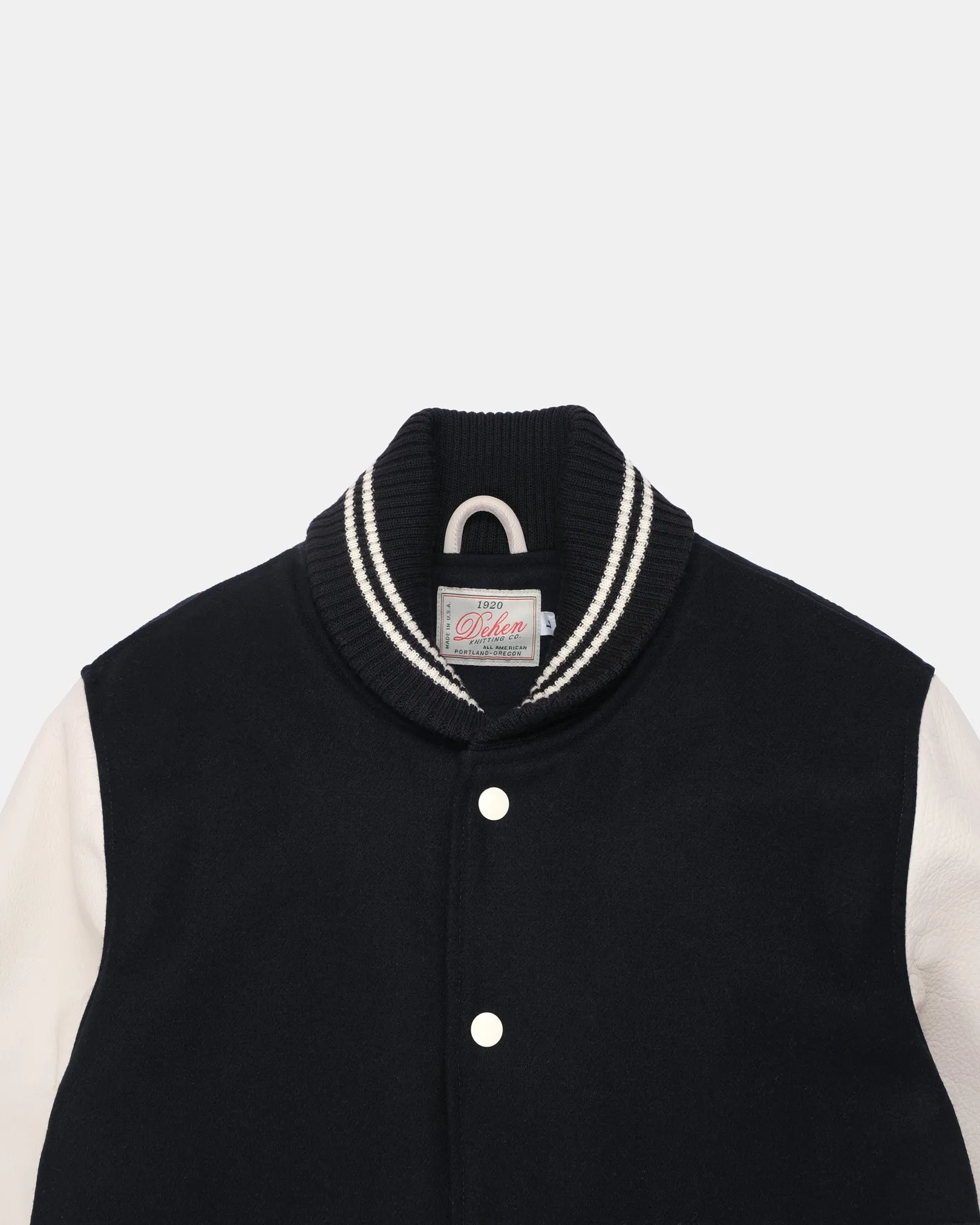 Varsity Jacket - Black / Milk sold by Dehen 1920 product image thumbnail 3