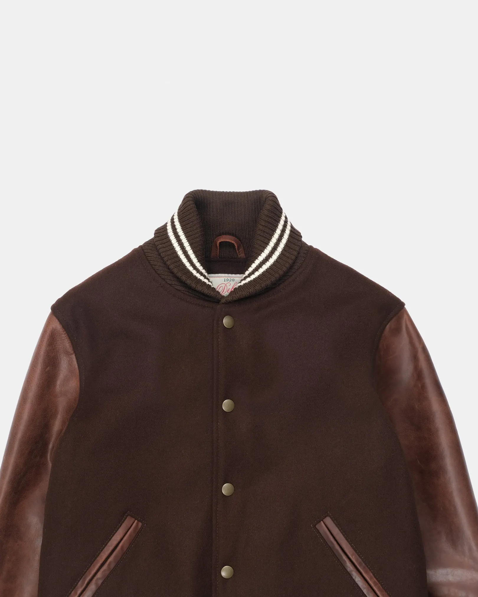Varsity Jacket - Brown / Antique Brandy sold by Dehen 1920 product image thumbnail 3