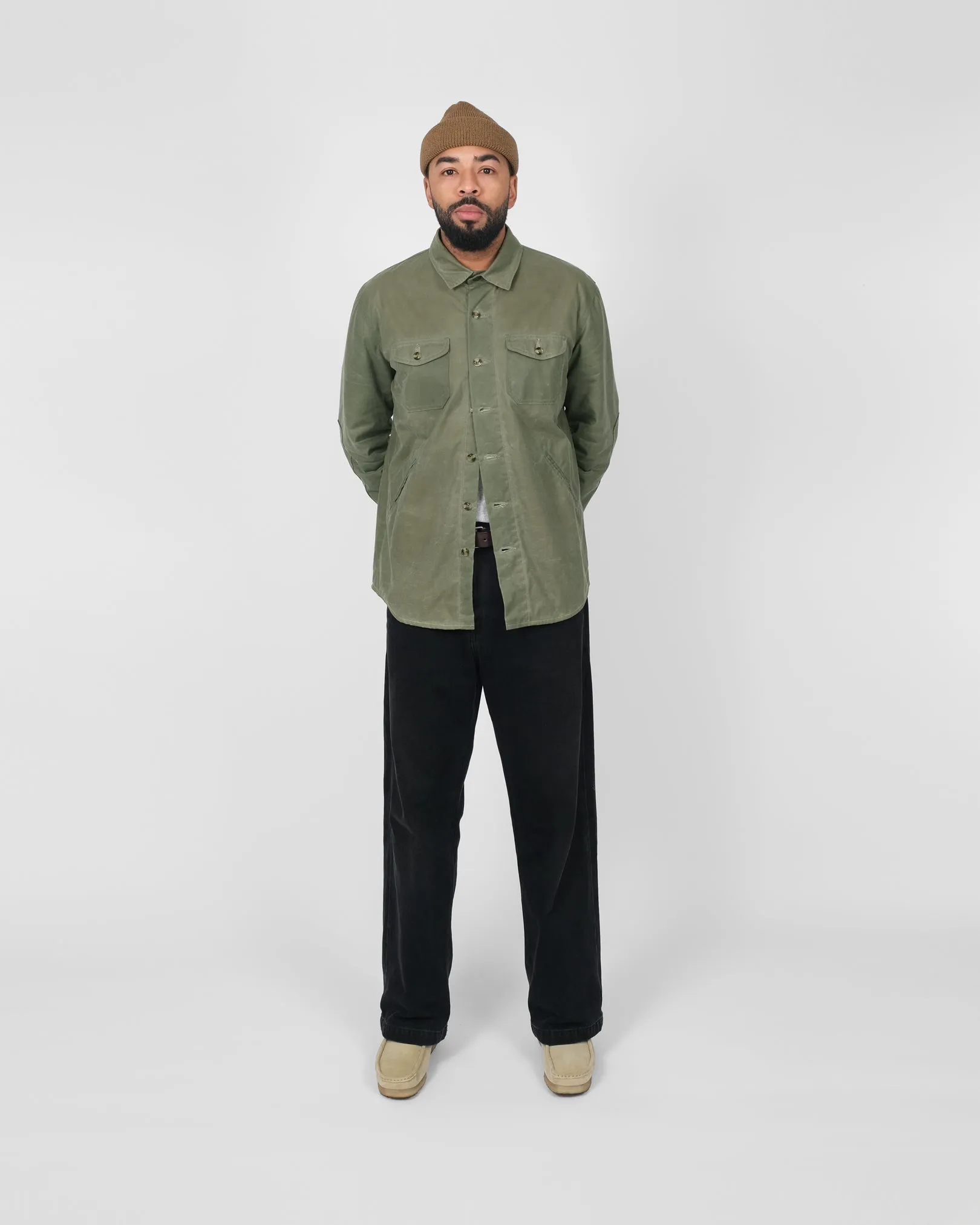 Waxed Cotton Crissman - Light Moss sold by Dehen 1920 product image thumbnail 3