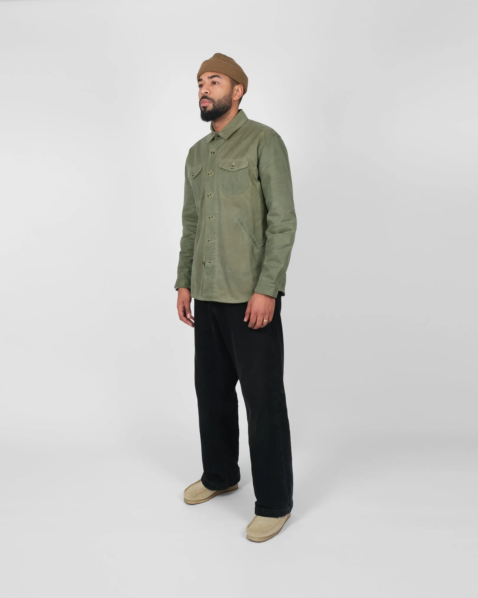 Waxed Cotton Crissman - Light Moss sold by Dehen 1920 product image thumbnail 2