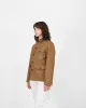 Women's  Chore Coat -  Dark Tan Mix sold by Dehen 1920