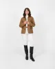 Women's  Chore Coat -  Dark Tan Mix sold by Dehen 1920