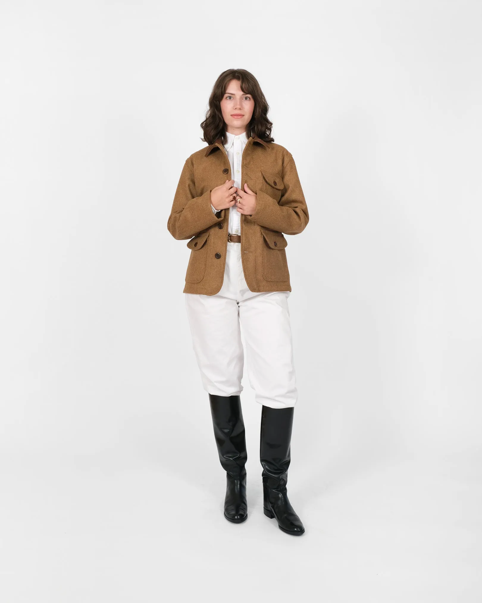 Women's Chore Coat - Dark Tan Mix sold by Dehen 1920 product image thumbnail 2