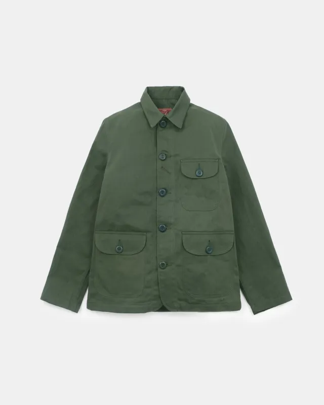 Women's  Chore Coat - Spruce Dry Wax sold by Dehen 1920
