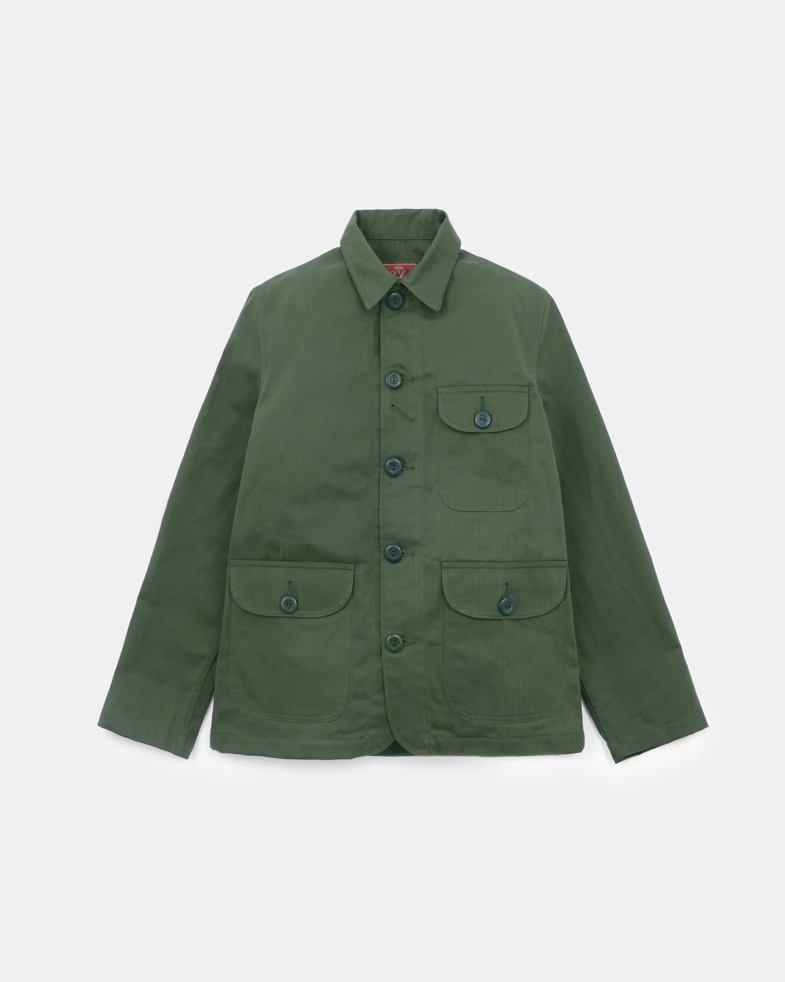 Women's Chore Coat - Spruce Dry Wax sold by Dehen 1920