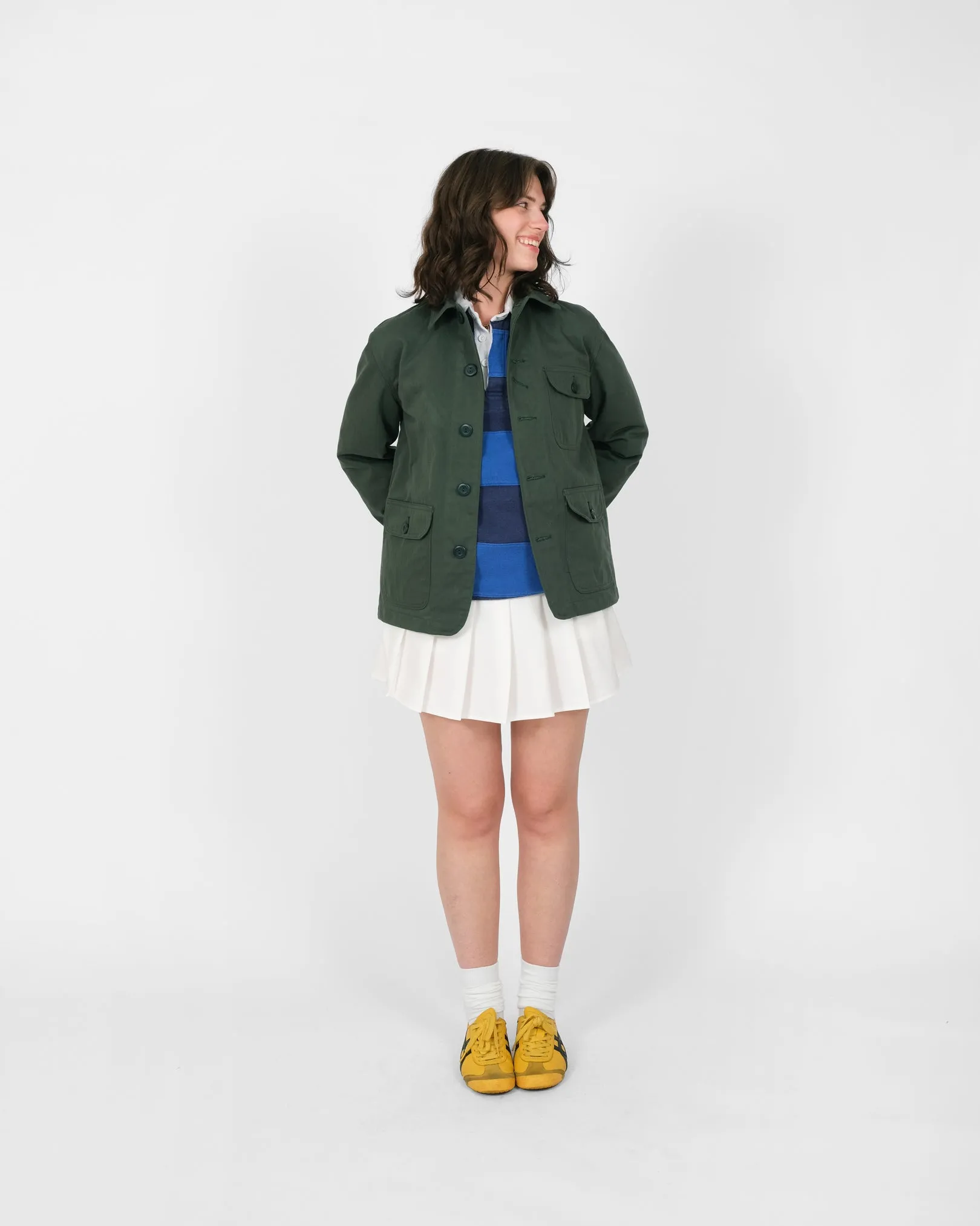 Women's Chore Coat - Spruce Dry Wax sold by Dehen 1920 product image thumbnail 3