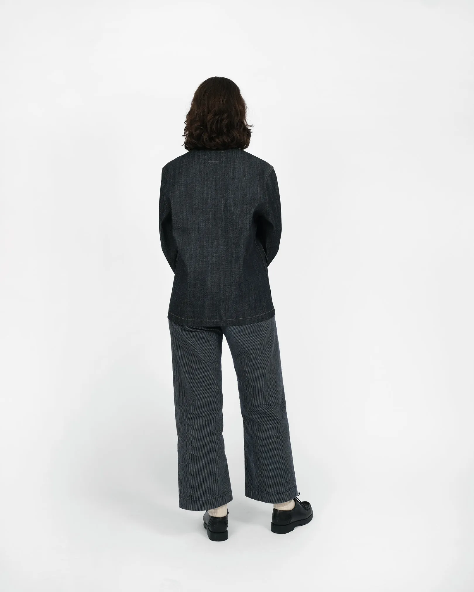 Women's Chore Coat 2.0 - Indigo / Fawn sold by Dehen 1920 product image thumbnail 5