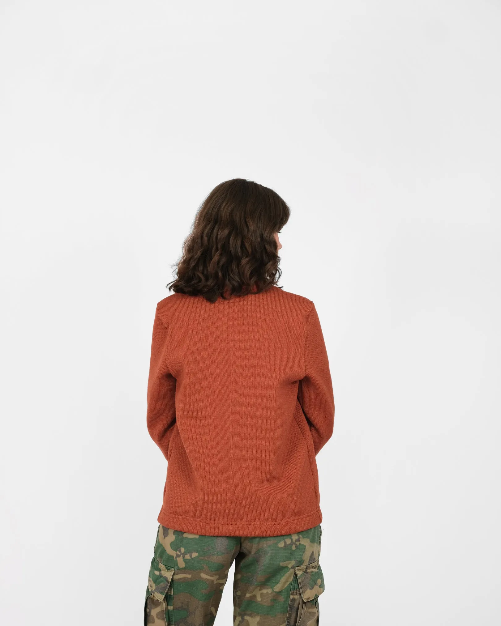 Women's Classic Cardigan - Burnt Orange sold by Dehen 1920 product image thumbnail 4