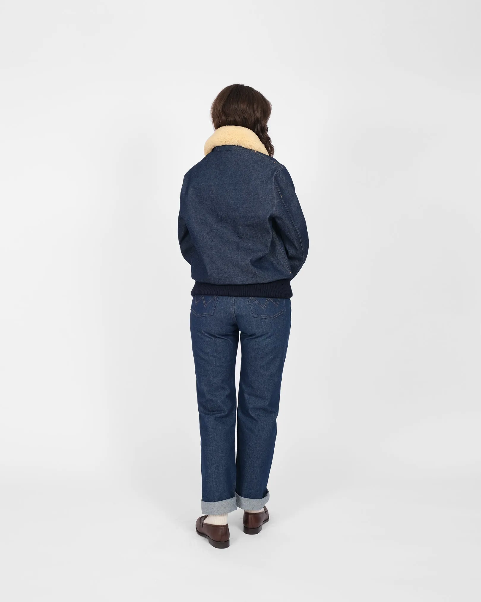 Women's Flyer's Club Jacket - Lasso Denim sold by Dehen 1920 product image thumbnail 5