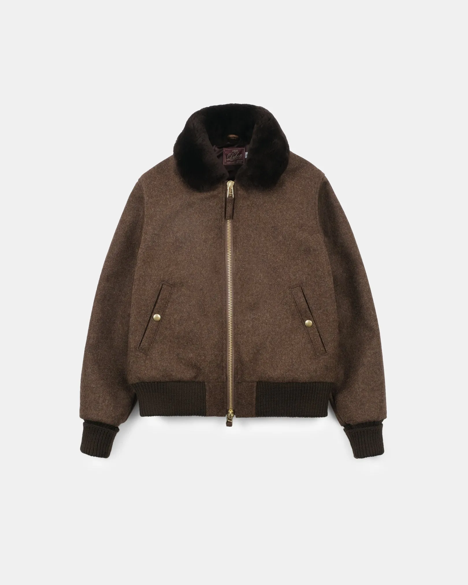 Women's Flyer's Club Jacket - Medium Brown Mix sold by Dehen 1920